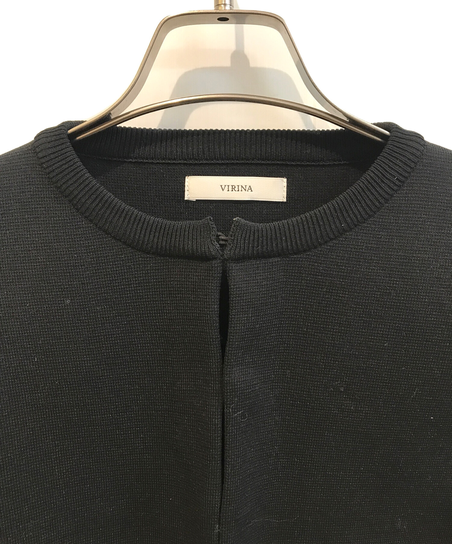 中古・古着通販】VIRINA (ヴィリーナ) ローラカーディガン ブラック