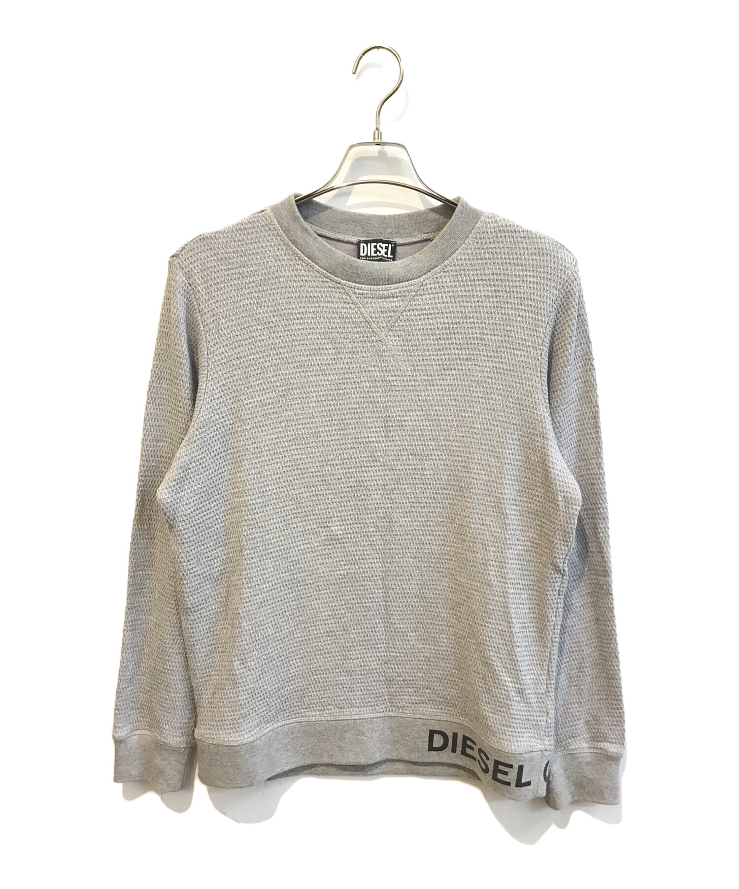 DIESEL グレー 長袖カットソー サーマル DIESEL - ディーゼル Tシャツ