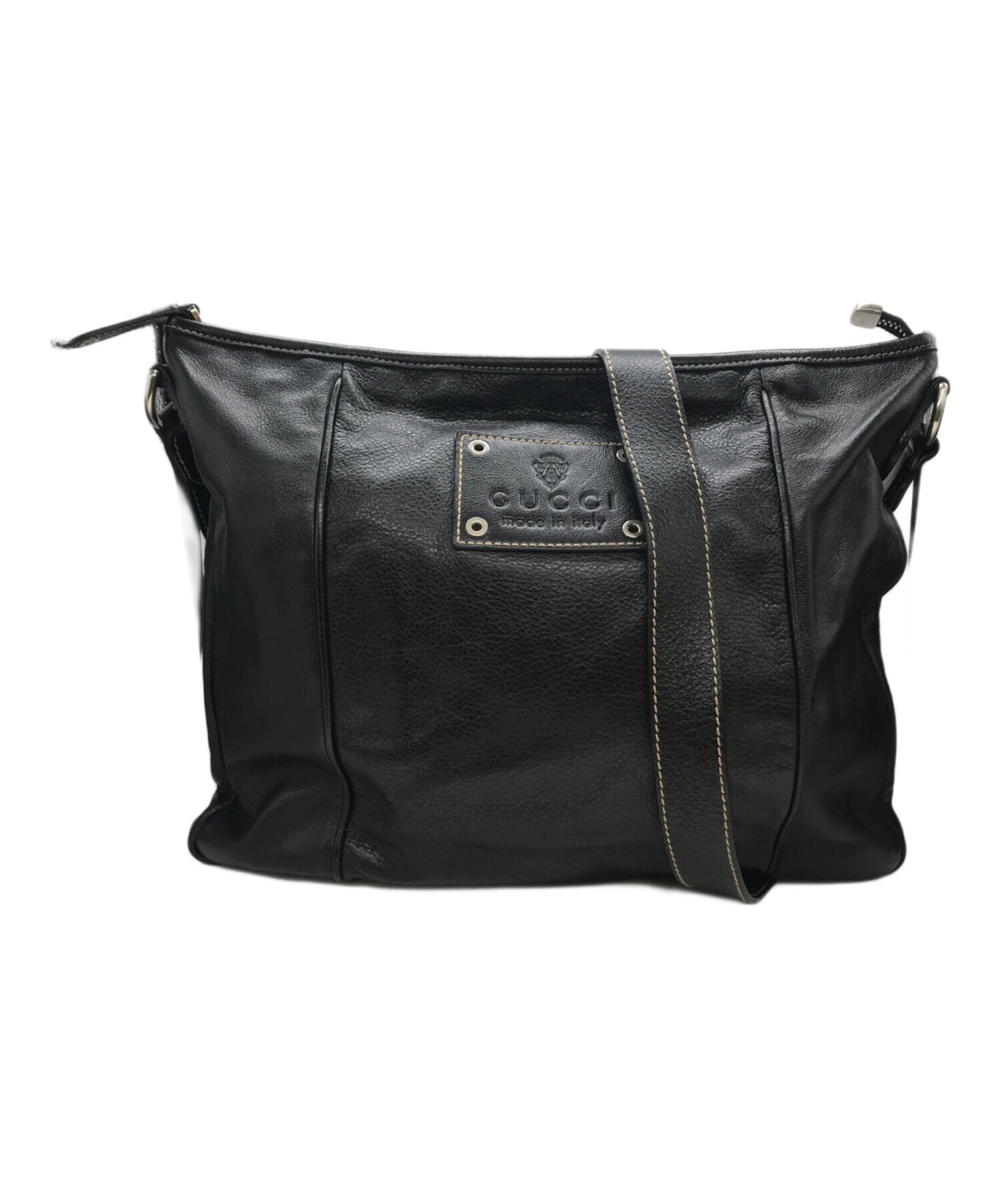 中古・古着通販】GUCCI (グッチ) ショルダーバッグ ブラック｜ブランド