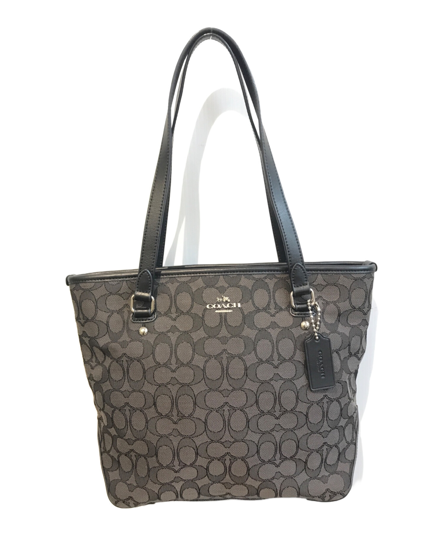 中古・古着通販】COACH (コーチ) トートバッグ F58282 グレー