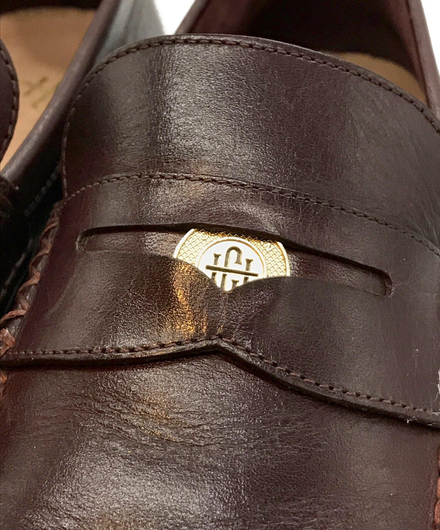 コメ欄セール！ワンランク上のオシャレ 一点物 BO1 ペンキ アート系ダブルニー 中古・古着通販】COLE HAAN (コールハーン) アメリカンクラシックス