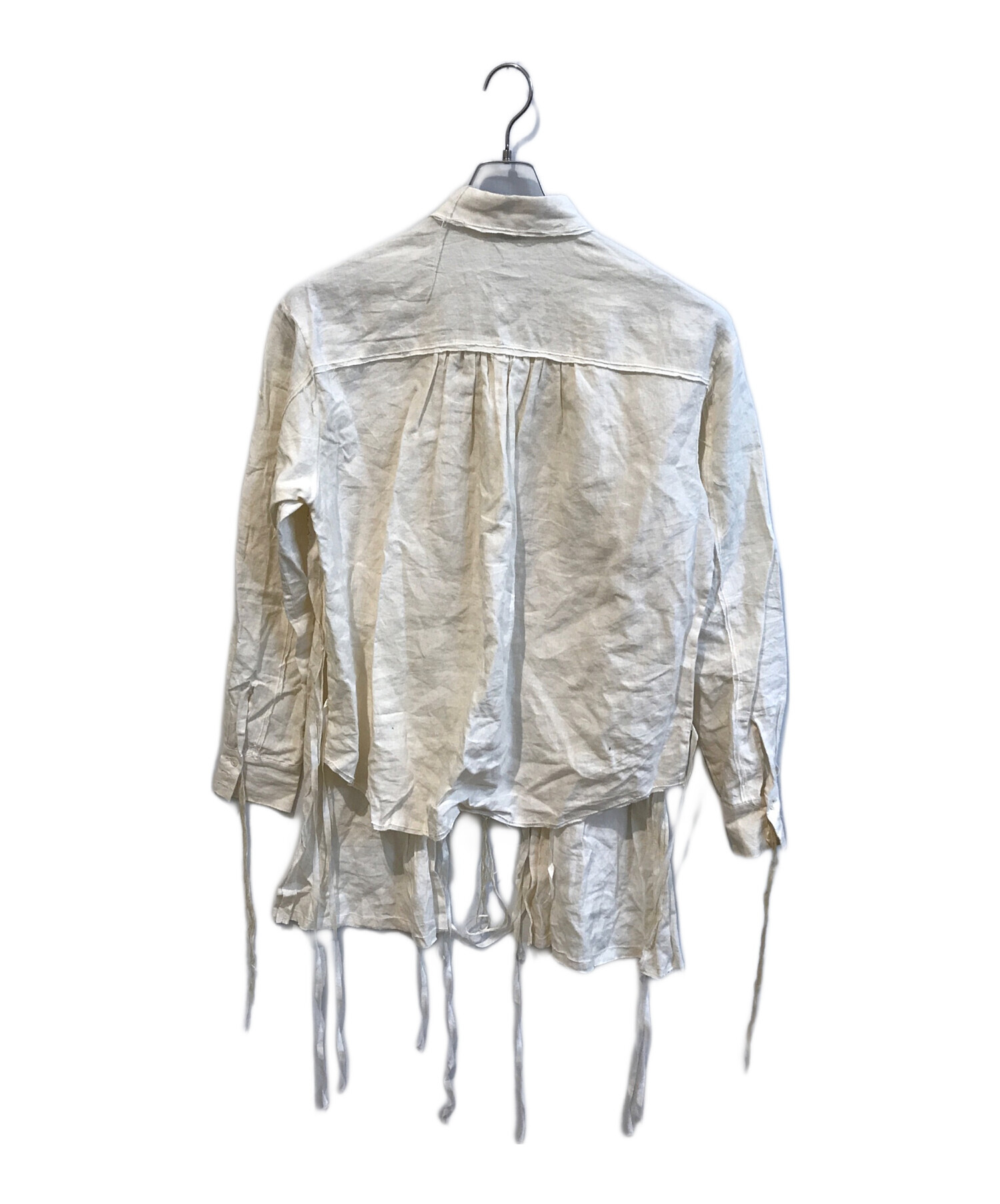 中古・古着通販】Midorikawa (ミドリカワ) WINDING SHIRT ホワイト