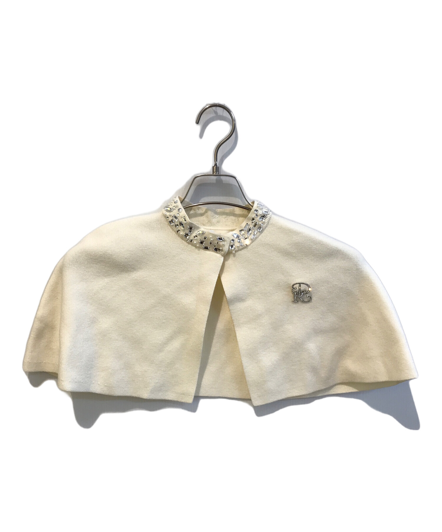 中古・古着通販】Darich (ダーリッチ) ビジューケープニットミニ