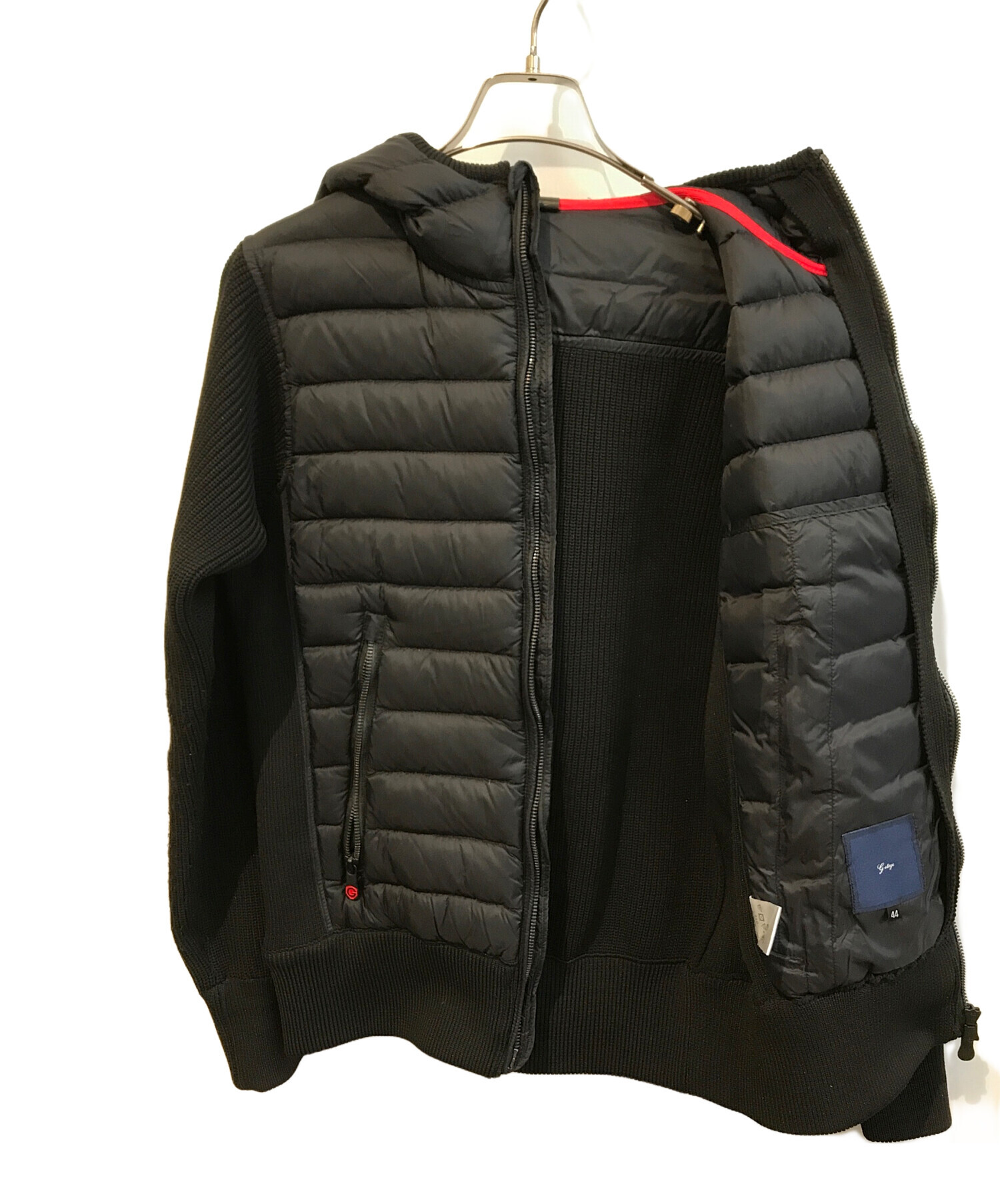 中古・古着通販】G-Stage (ジーステージ) ニットコンビダウンパーカー