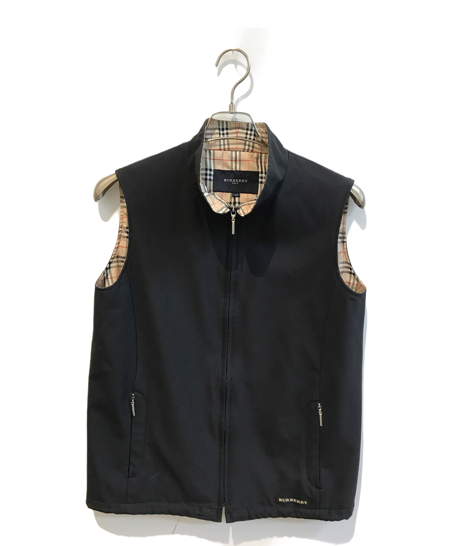 中古・古着通販】BURBERRY GOLF (バーバリーゴルフ) ベスト ネイビー