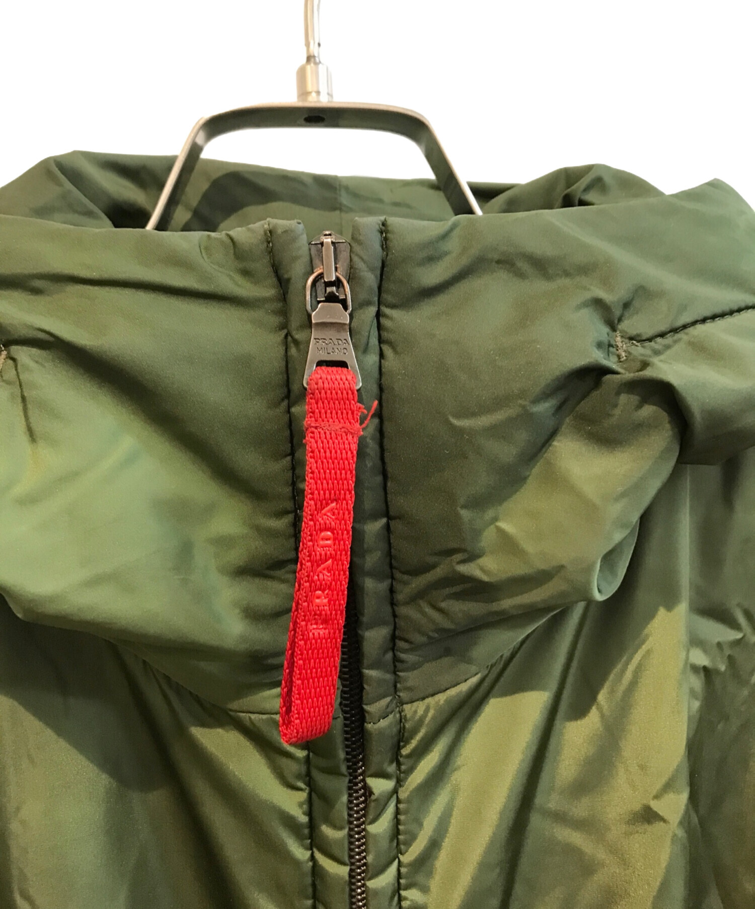 中古・古着通販】PRADA (プラダ) 中綿コート グリーン サイズ:L