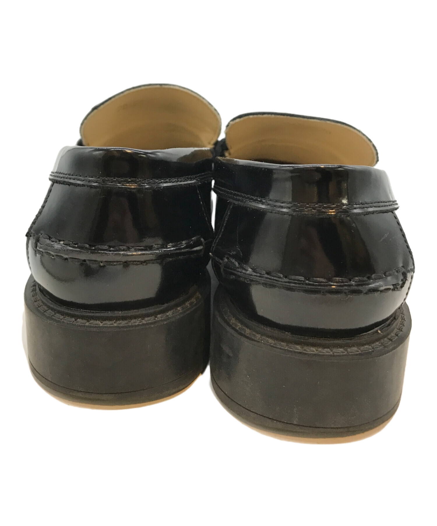 中古・古着通販】TOD'S (トッズ) ケイト レザー ローファー ブラック