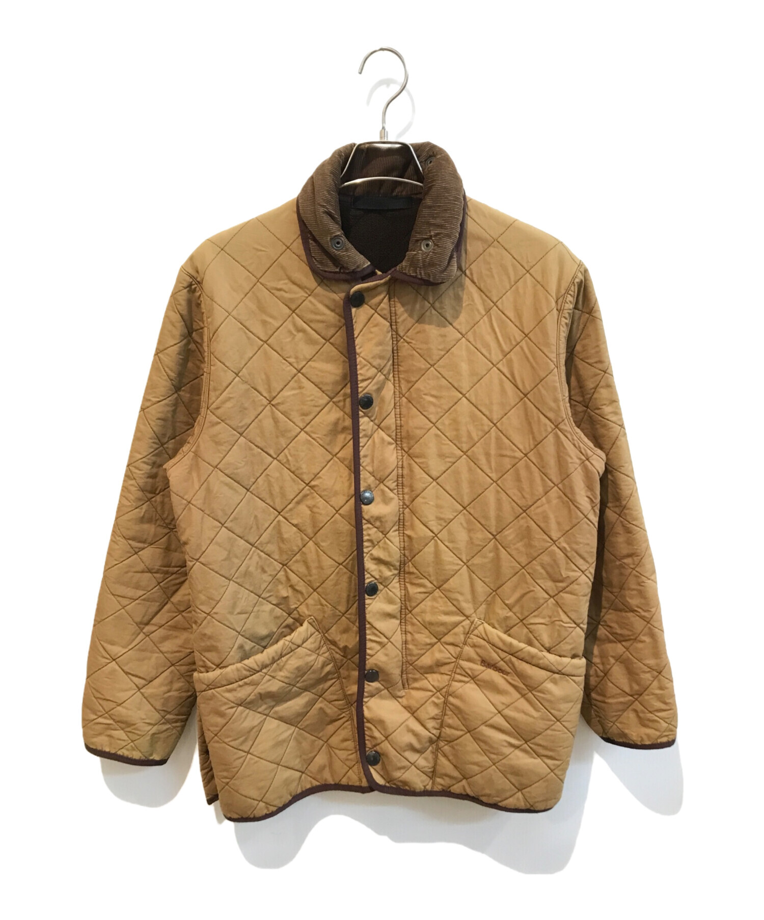 Barbour バブアー キルティング ブルゾン ベージュ メンズ Lサイズ相当 