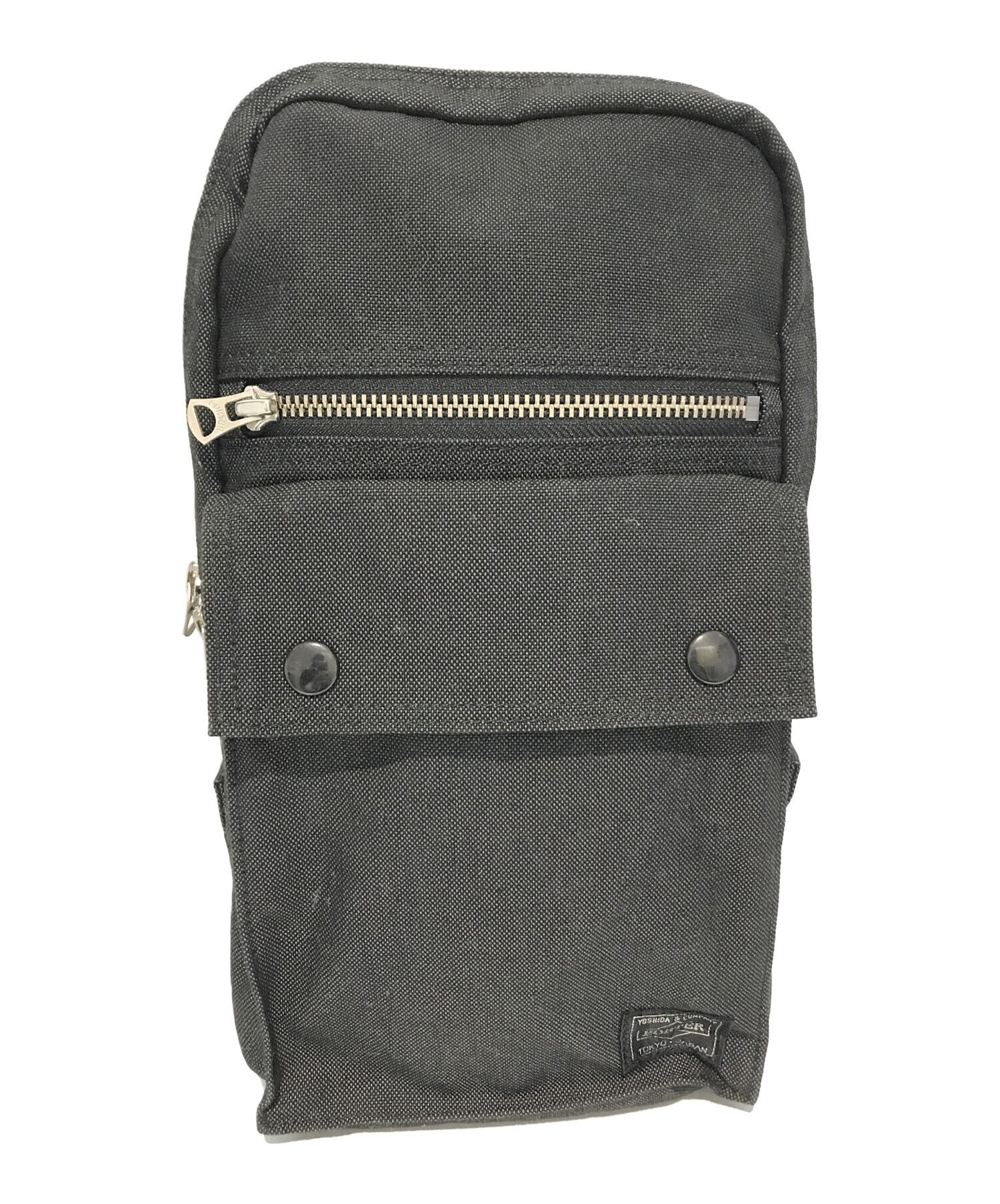 中古・古着通販】PORTER (ポーター) ボディーバッグ グレー｜ブランド 