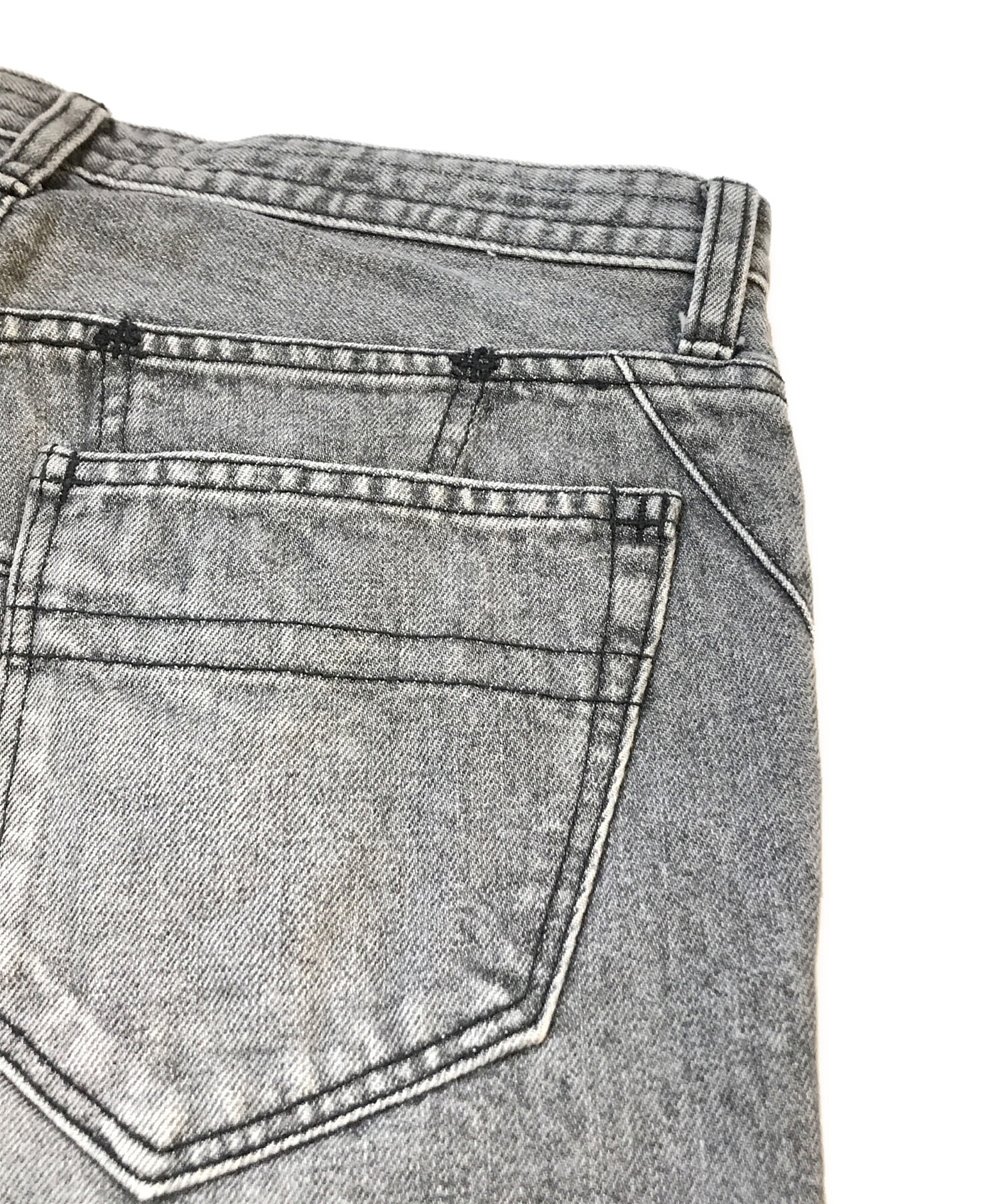 中古・古着通販】NUMBER (N)INE (ナンバーナイン) デニムパンツ グレー