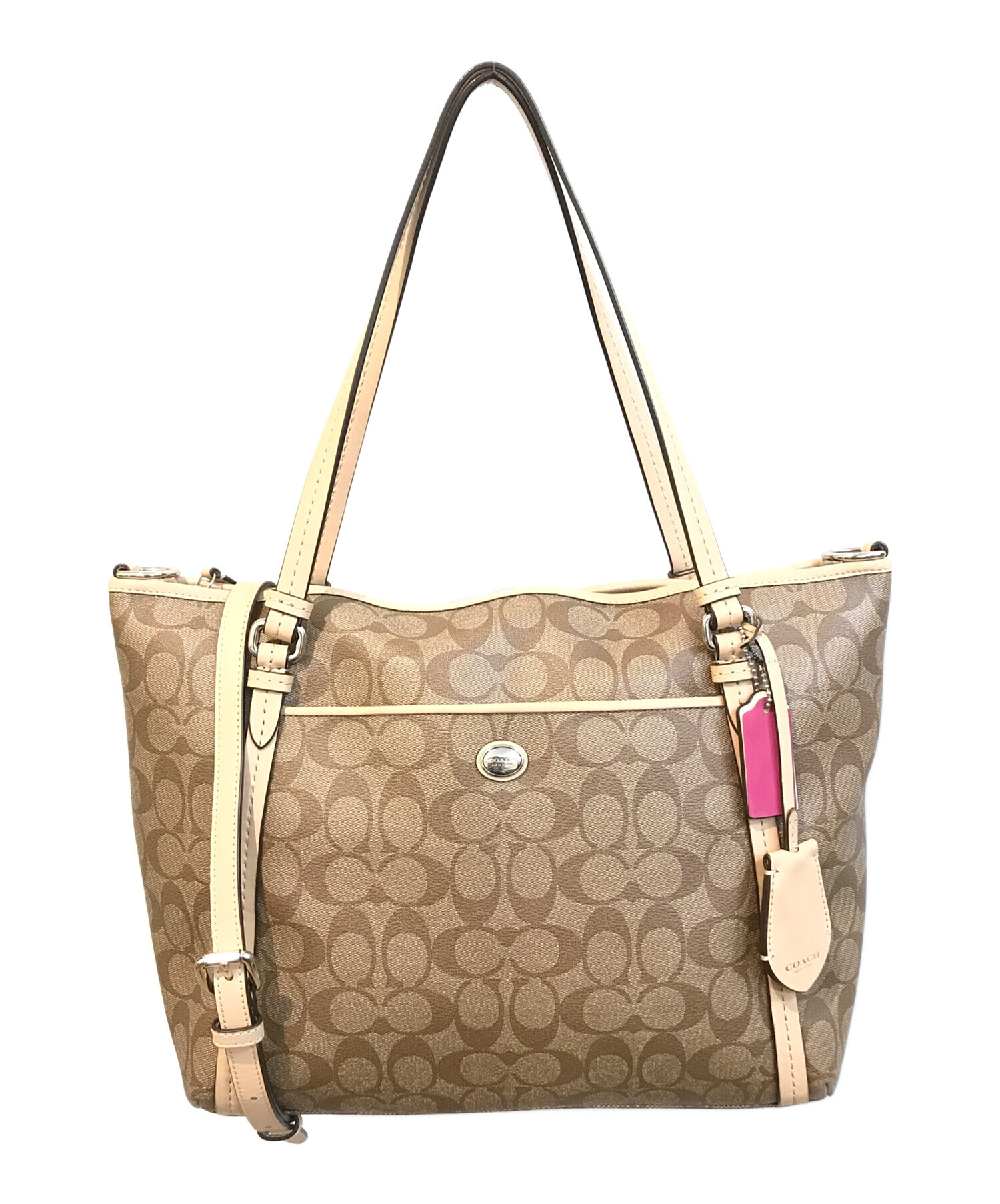 中古・古着通販】COACH (コーチ) 2WAYバッグ F26186 ブラウン 