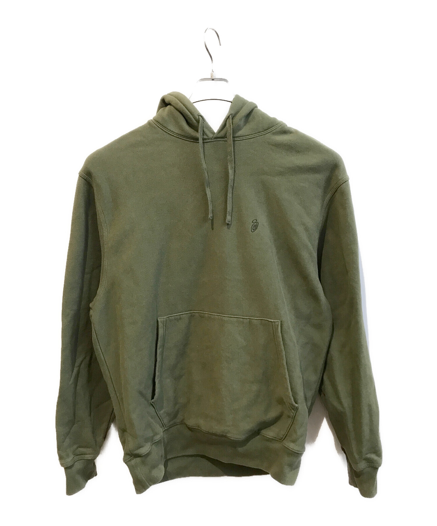 パーカー ワンポイント STUSSY☆ステューシー☆ジップアップ L 