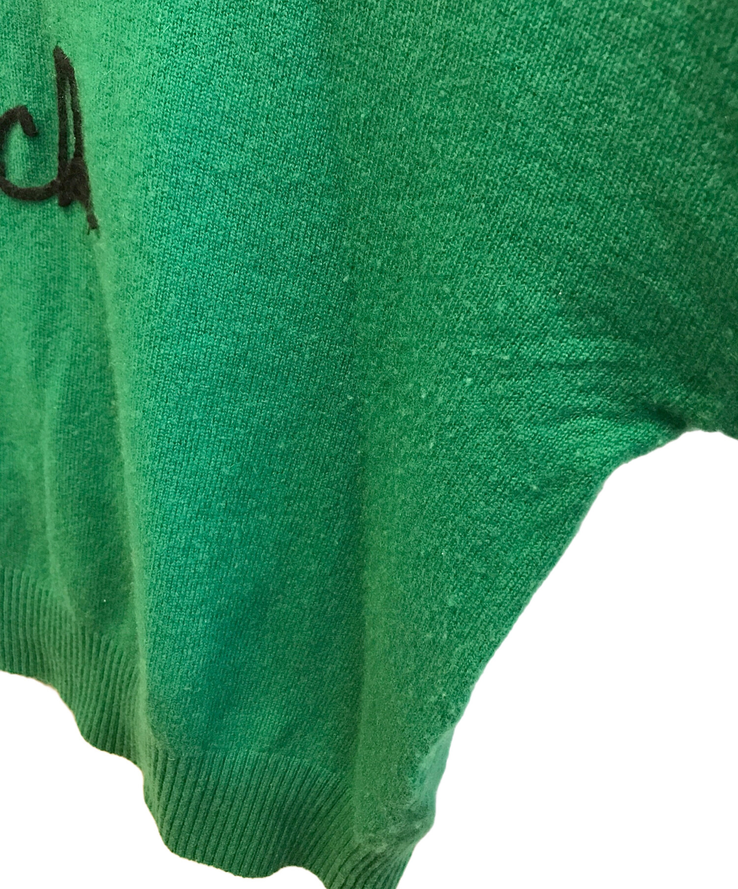 中古・古着通販】MAISON LABICHE (メゾンラビッシュ) グリーンニット 