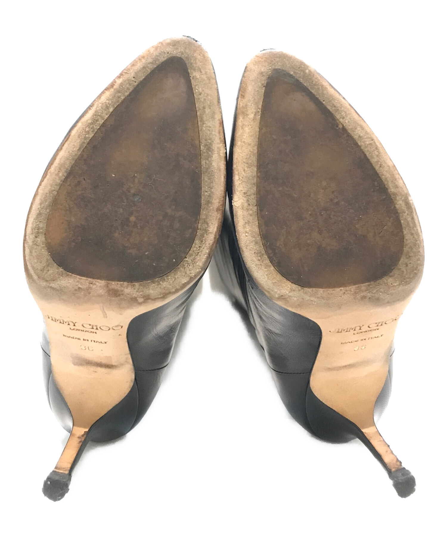 中古・古着通販】JIMMY CHOO (ジミーチュウ) ロングブーツ ブラック