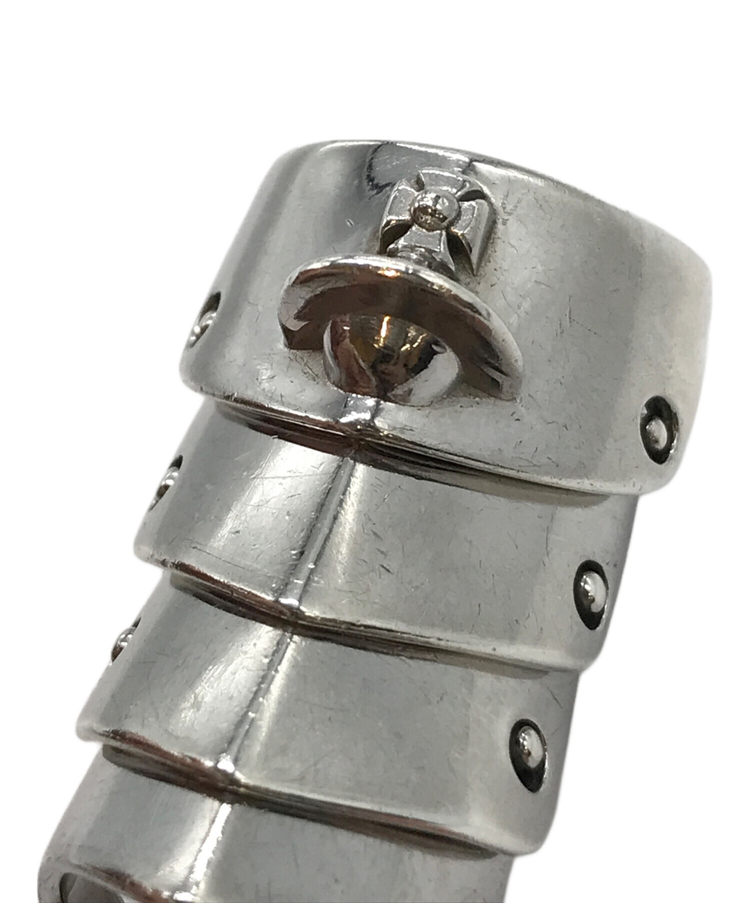 Vivienne Westwood シルバーリング ポーチ付き 9号 中古・古着通販】Vivienne Westwood (ヴィヴィアンウエストウッド