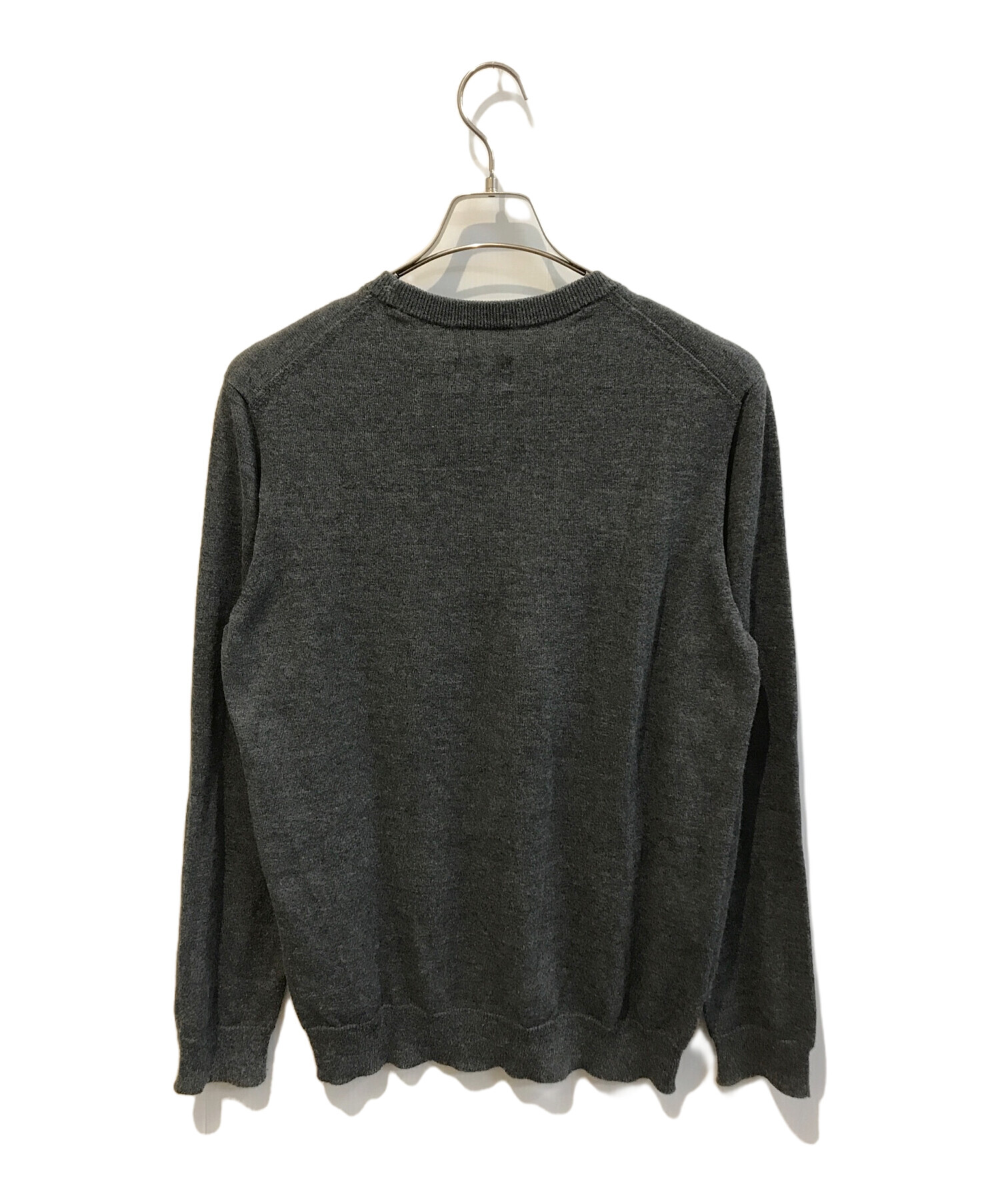 中古・古着通販】stussy (ステューシー) ロゴ刺繍クルーネックニット