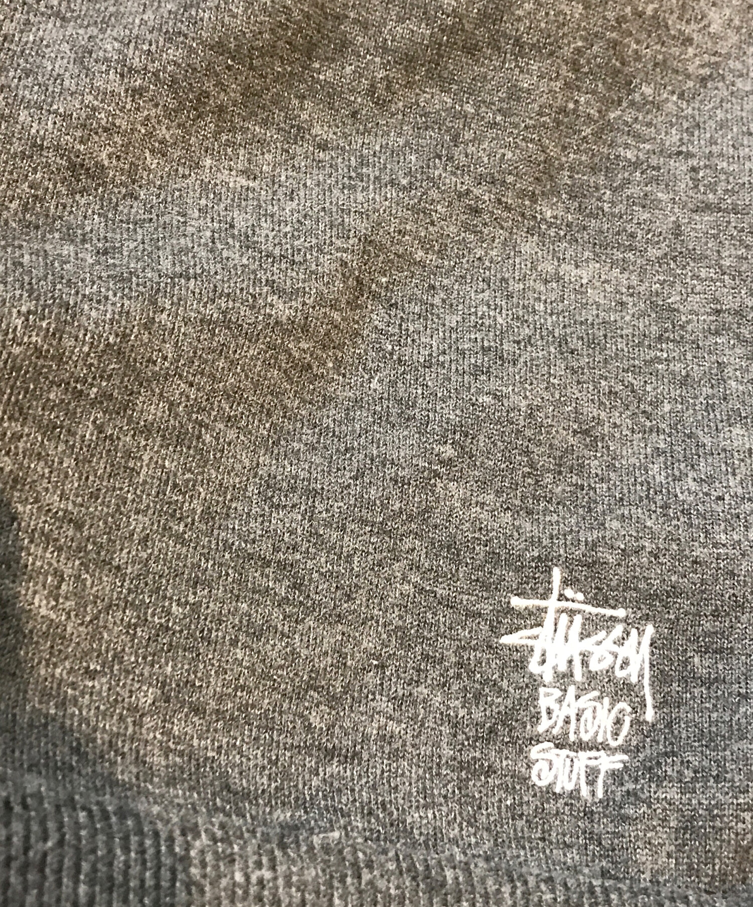 中古・古着通販】stussy (ステューシー) ロゴ刺繍クルーネックニット 