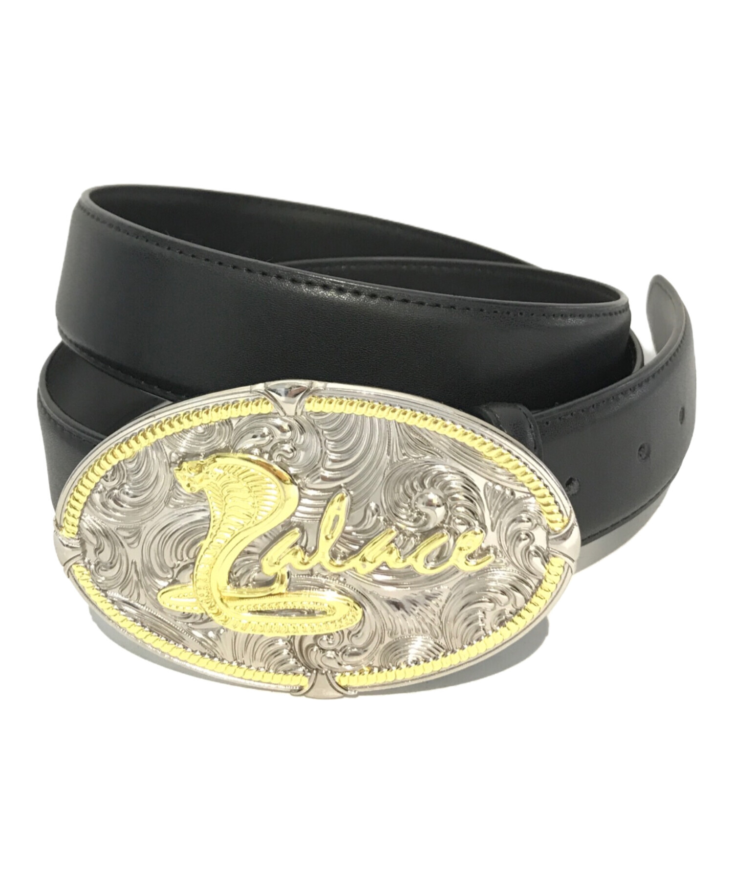 中古・古着通販】PALACE (パレス) SNAKE BITE BELT ブラック｜ブランド 