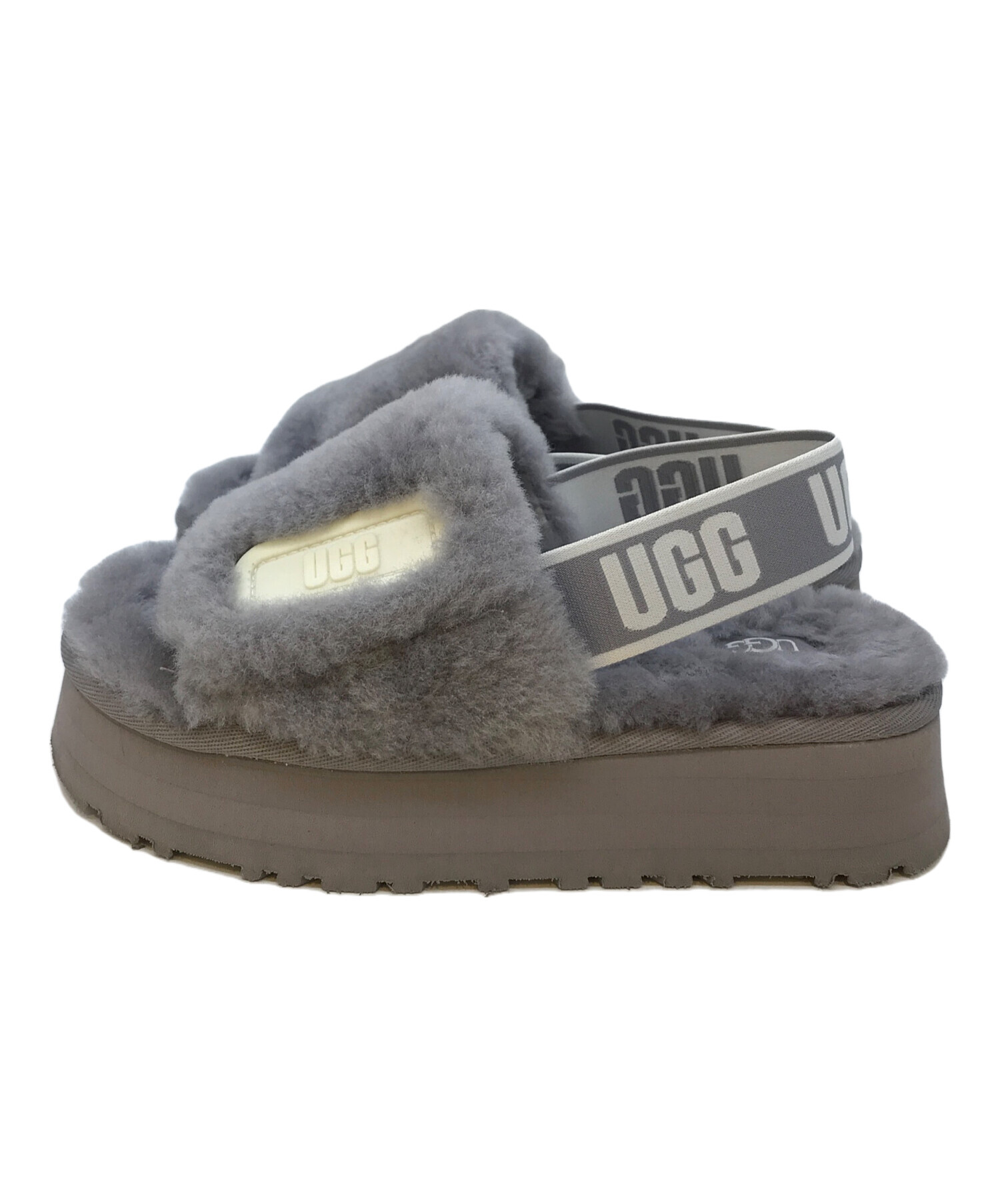 中古・古着通販】UGG (アグ) Disco Slide 1112258 グレー サイズ:22cm