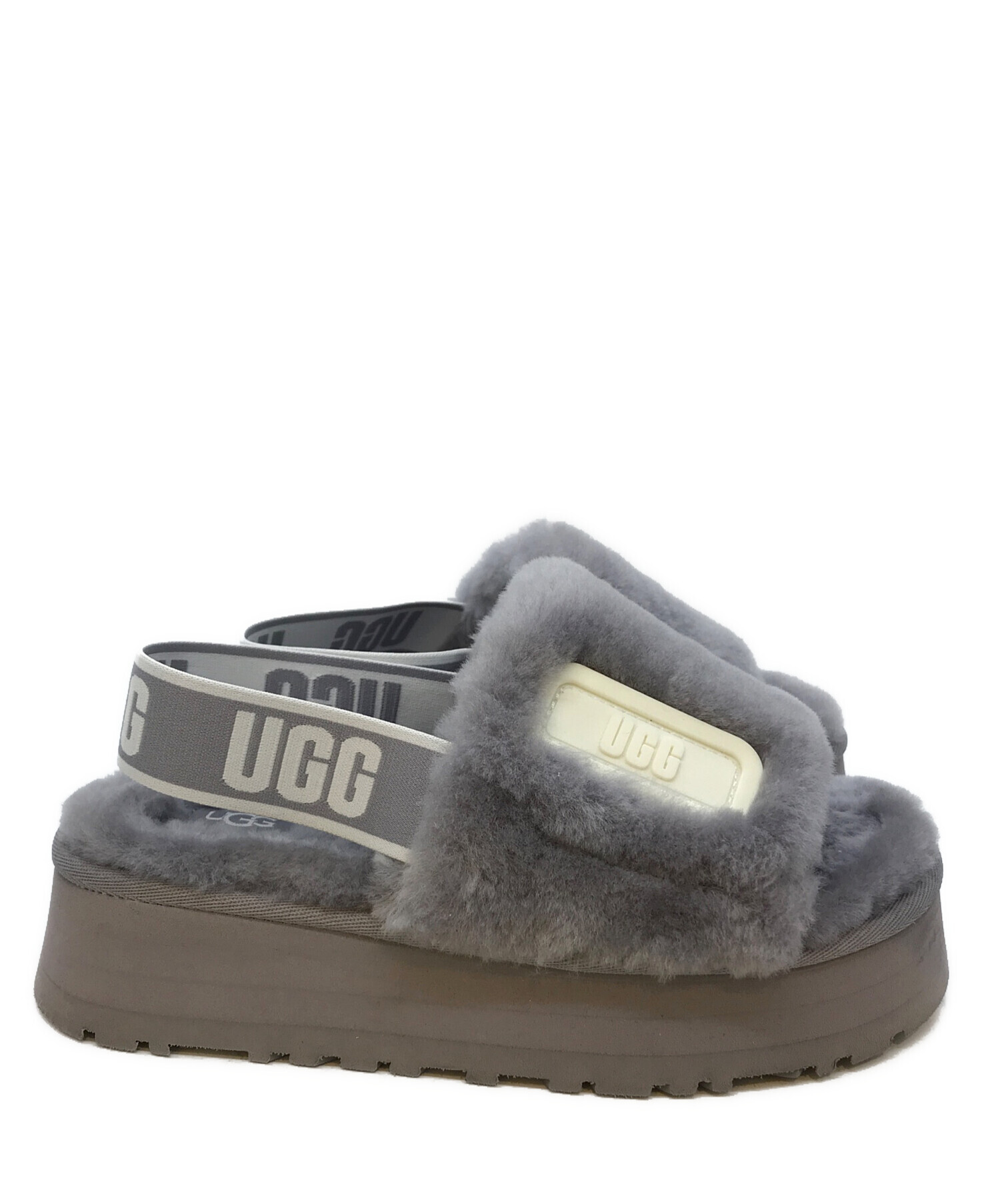 中古・古着通販】UGG (アグ) Disco Slide 1112258 グレー サイズ:22cm