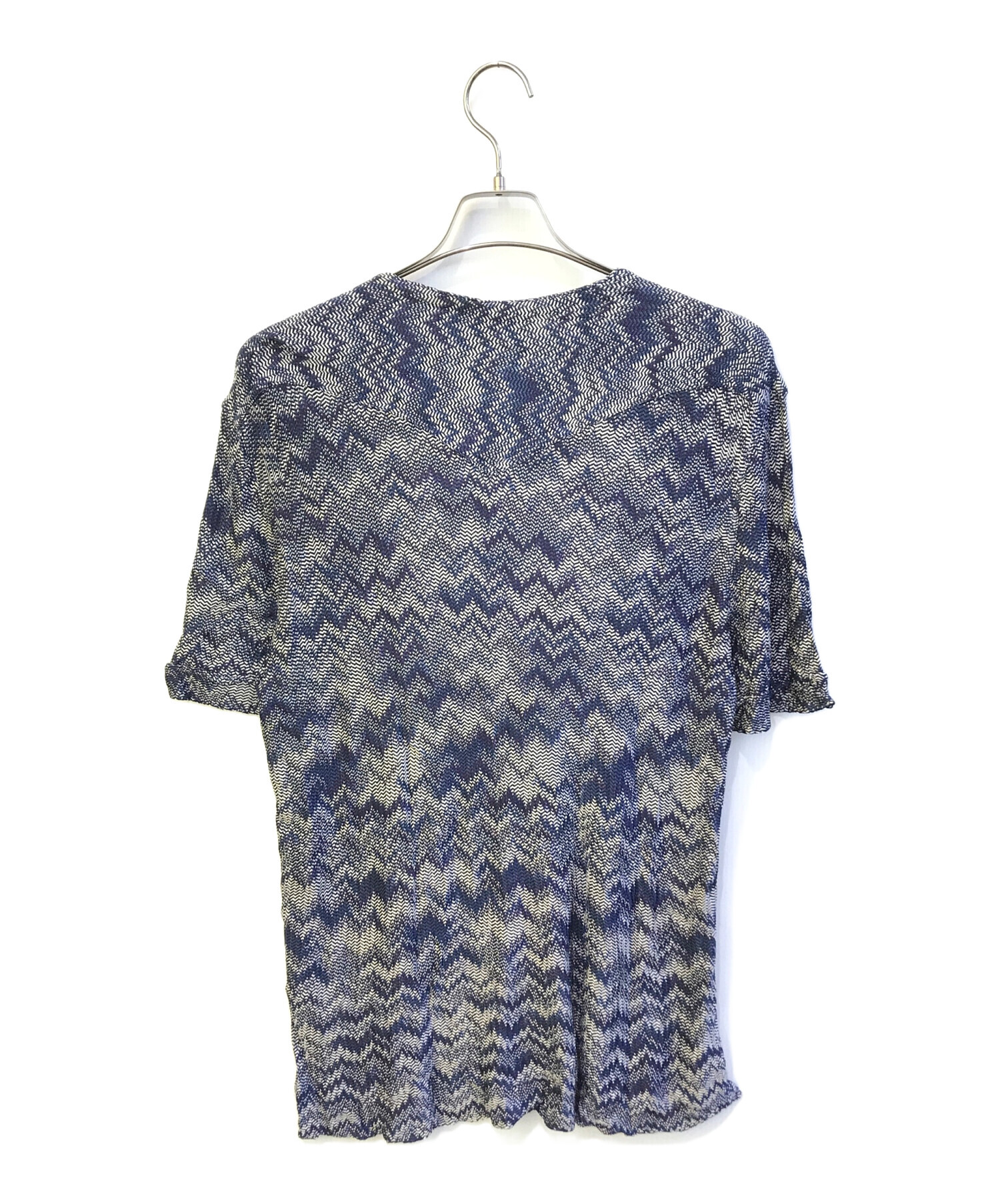 中古・古着通販】missoni (ミッソーニ) ニット ネイビー サイズ:54 