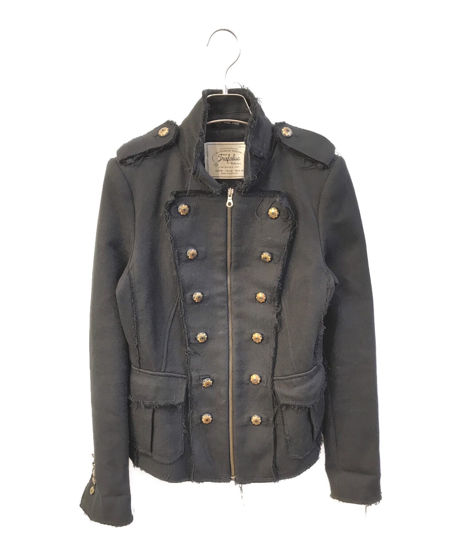 中古・古着通販】ZARA (ザラ) ナポレオンジャケット ブラック サイズ:M