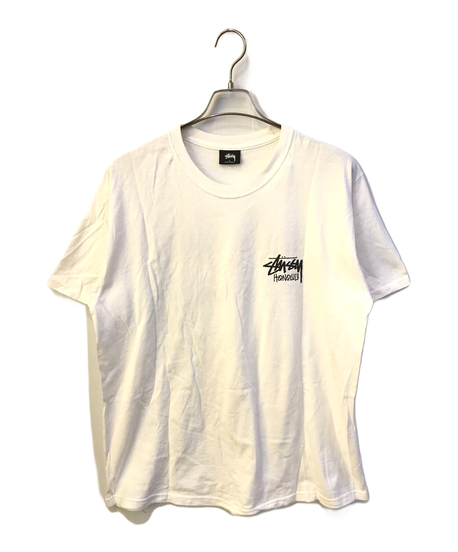 中古・古着通販】stussy (ステューシー) HONOLULU Tシャツ ホワイト 