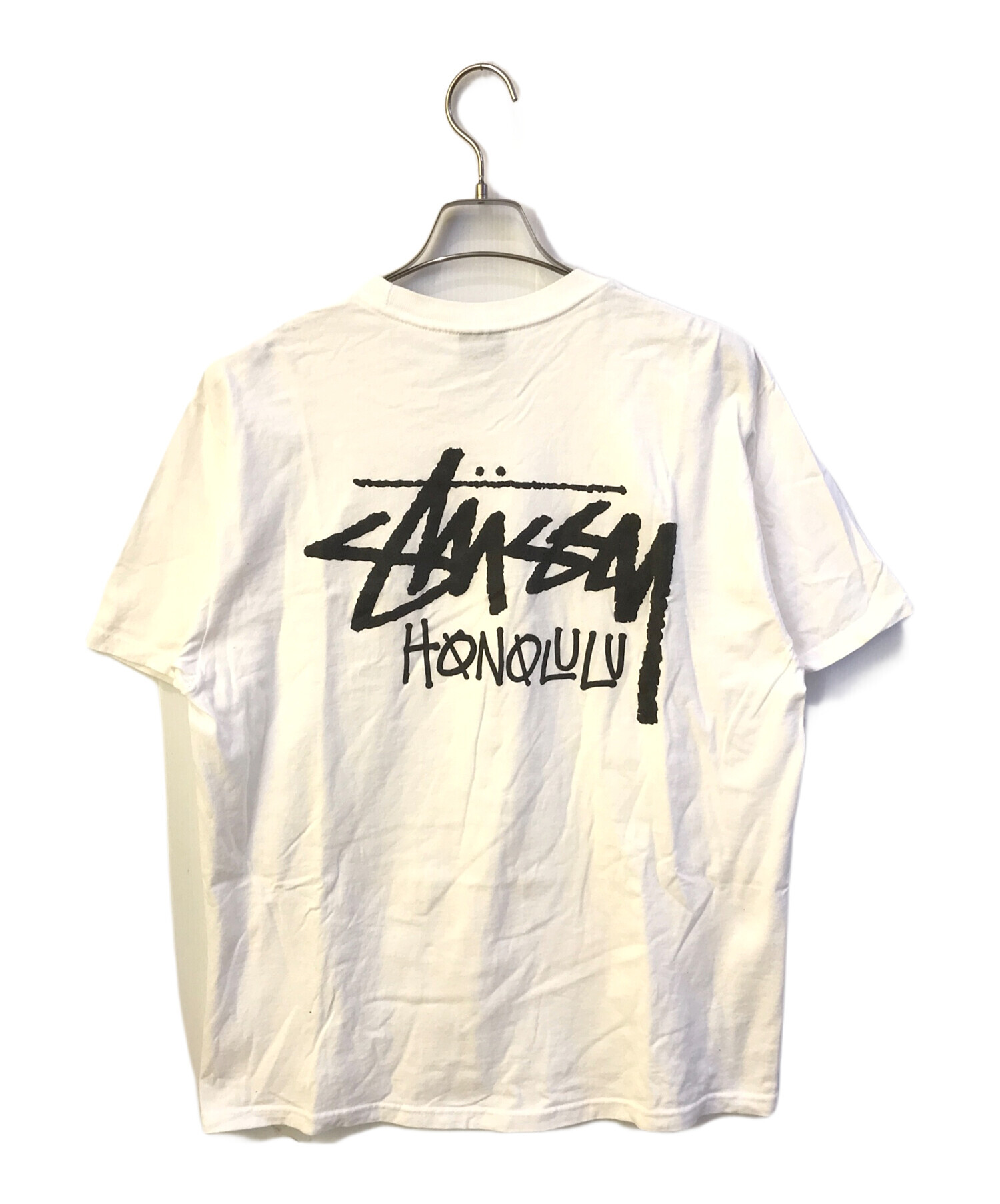 中古・古着通販】stussy (ステューシー) HONOLULU Tシャツ ホワイト 