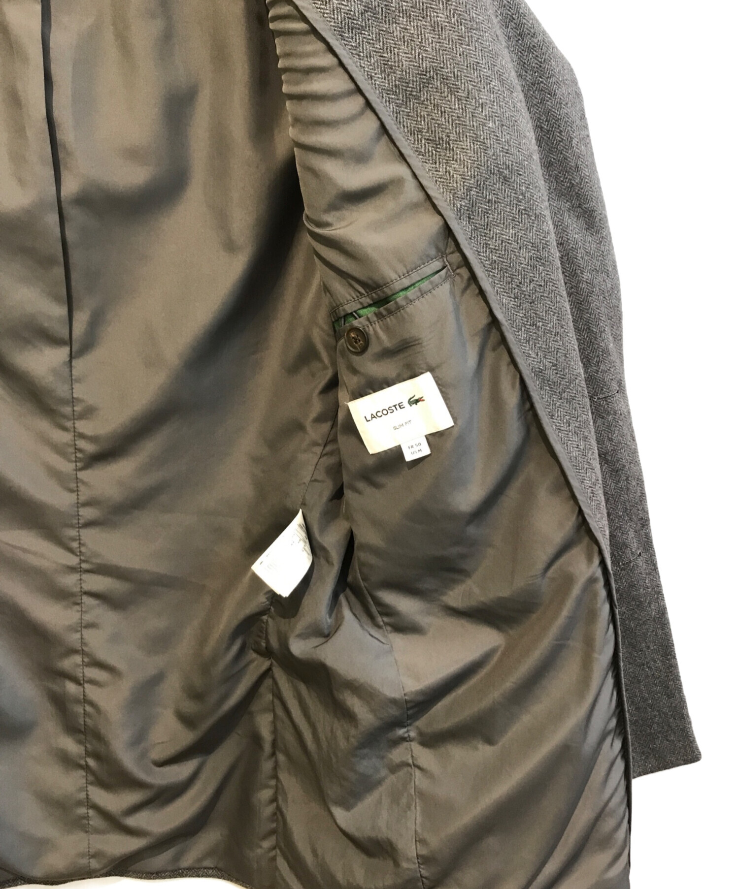 中古・古着通販】LACOSTE (ラコステ) ダブルブレスト ウール＆カシミヤ 