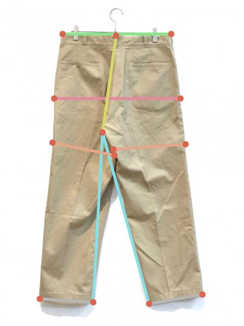 中古・古着通販】Sears (シアーズ) 70'Sチノパン ベージュ サイズ:SIZE