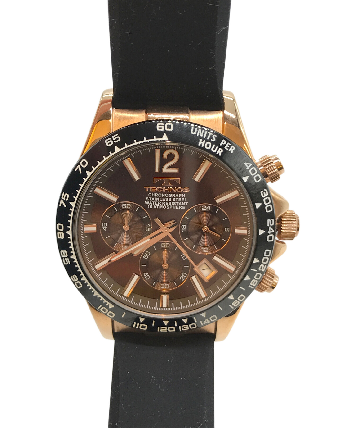 中古・古着通販】TECHNOS (テクノス) リストウォッチ STAINLESS 