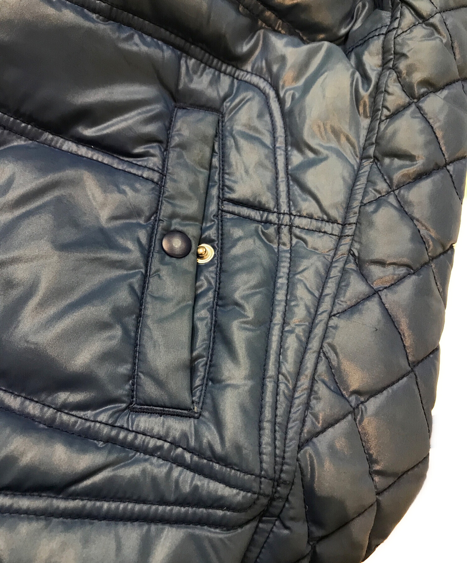中古・古着通販】DIESEL (ディーゼル) ダウンベスト ブルー サイズ:S