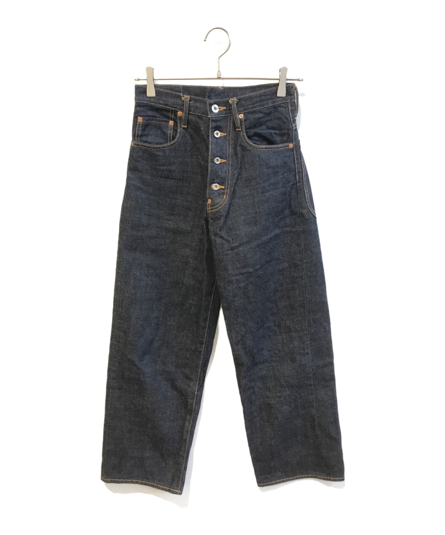 シュガーヒル初期インディゴデニム SUGARHILL MOLDED DENIM TROUSERS WIDE CUT(INDIGO)｜シュガーヒル