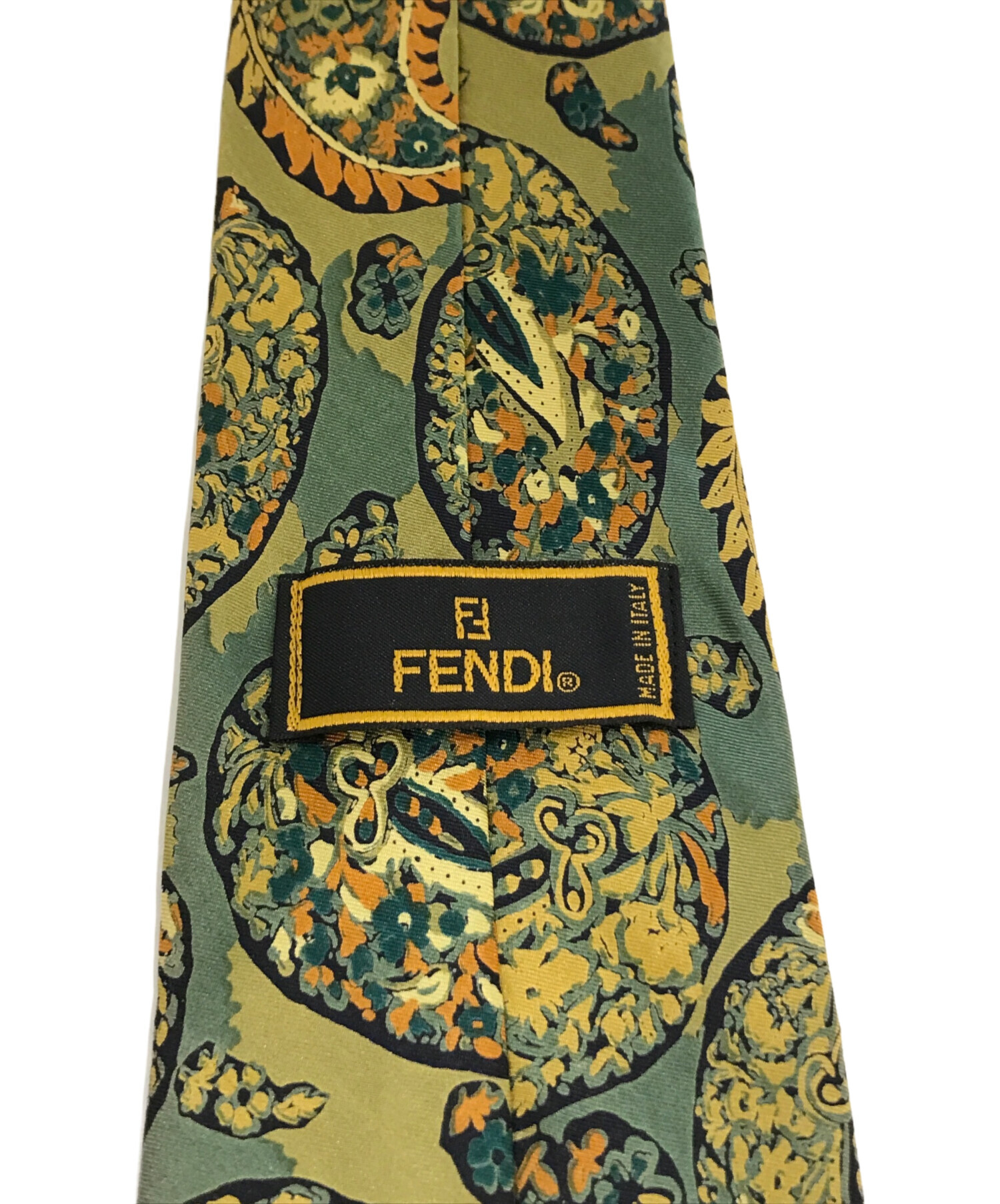 中古・古着通販】FENDI (フェンディ) ネクタイ オリーブ サイズ