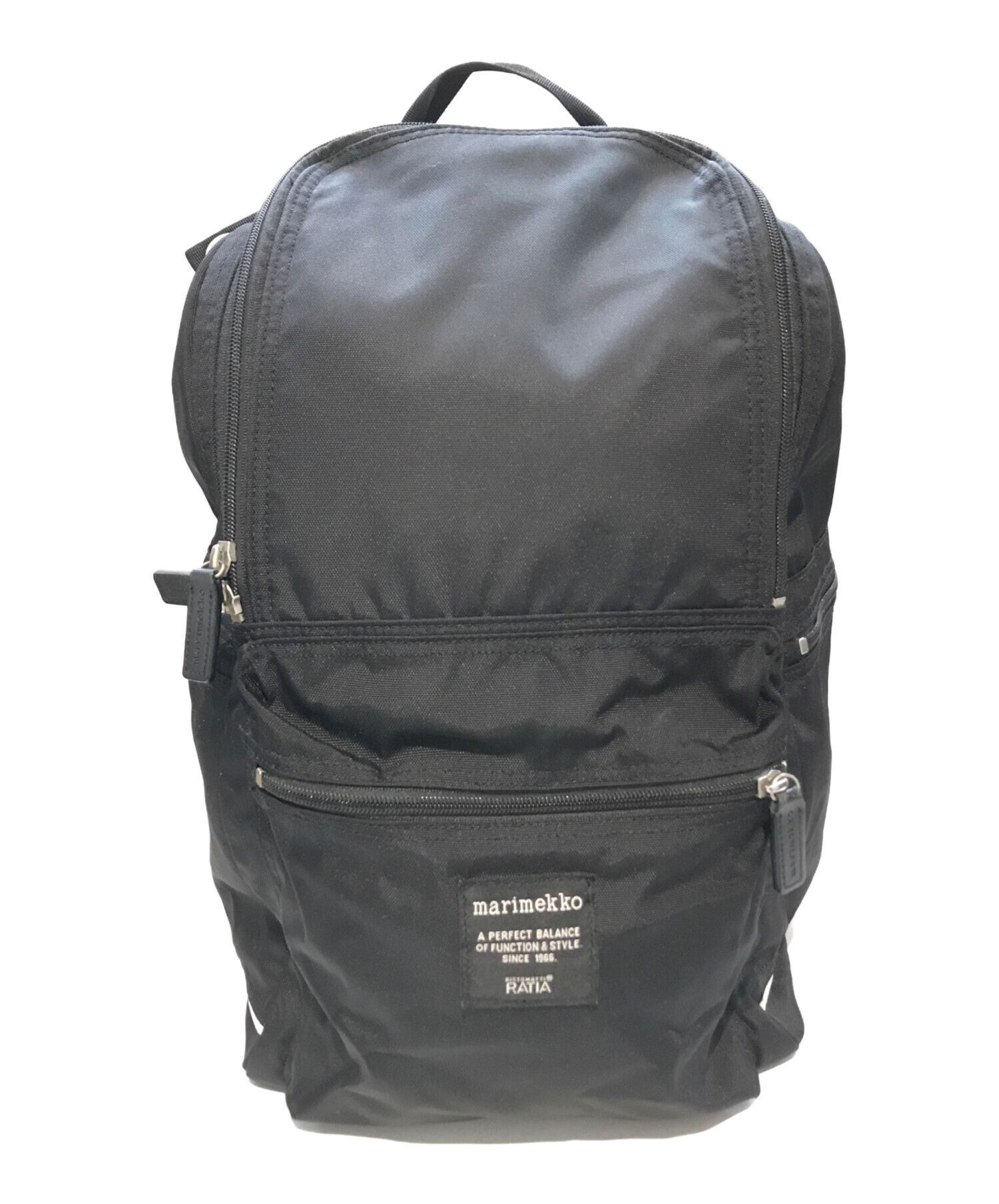 中古・古着通販】marimekko (マリメッコ) BUDDYバックパック ブラック 