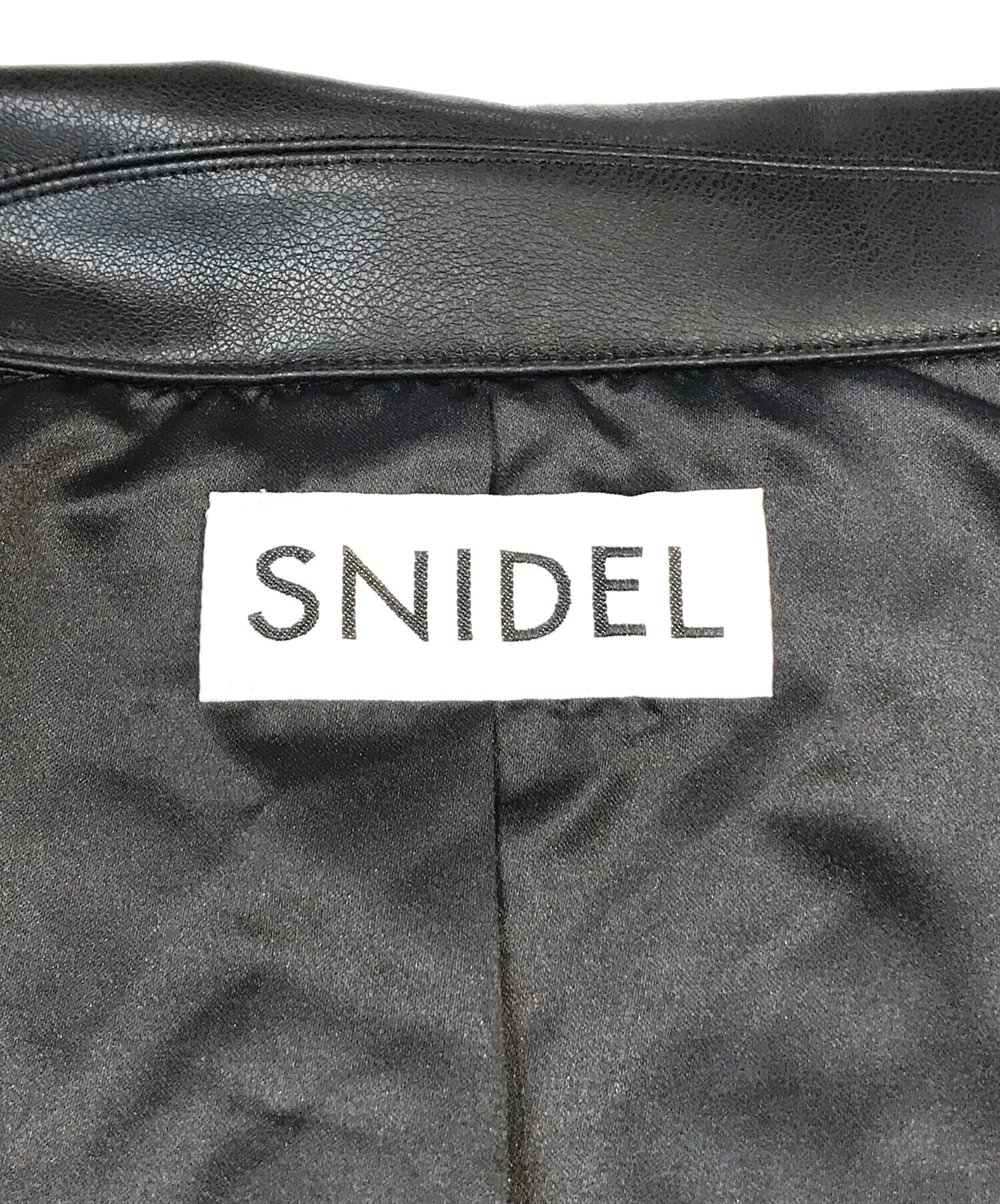 中古・古着通販】Snidel (スナイデル) フェイクレザージャケット