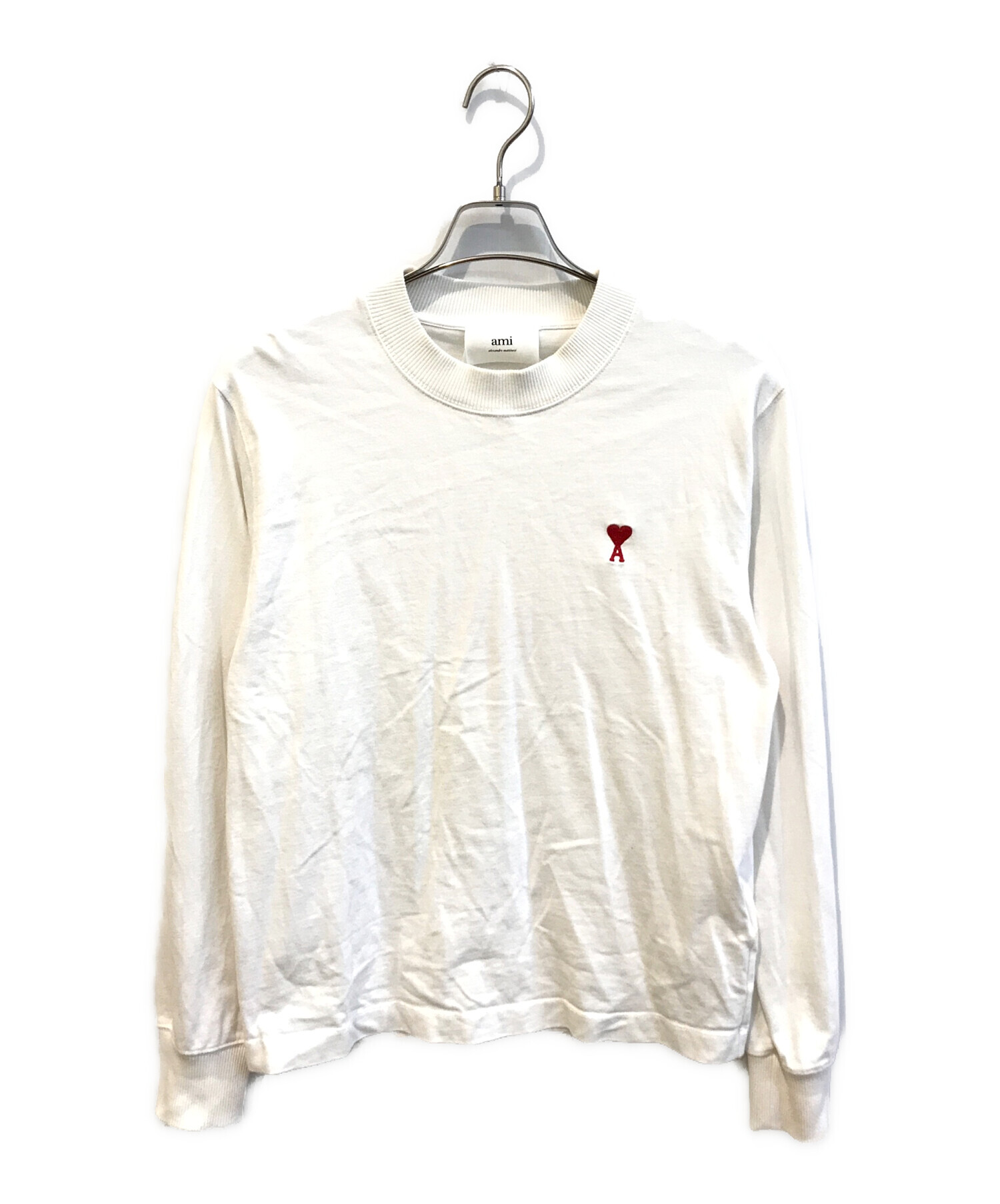 ami アミ Tシャツ・カットソー S 白 【古着】【中古】【送料無料】 ami - ami アミ Tシャツ・カットソー L 白 【古着】【中古】【送料無料