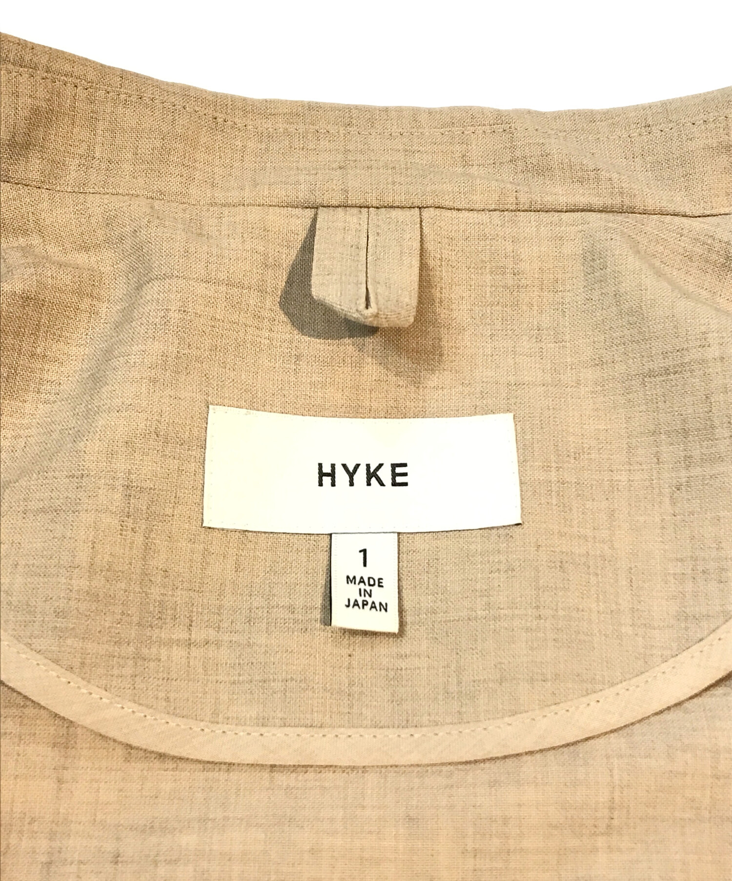 中古・古着通販】HYKE (ハイク) STRETCH TROPICAL SHOP COAT 211-17284