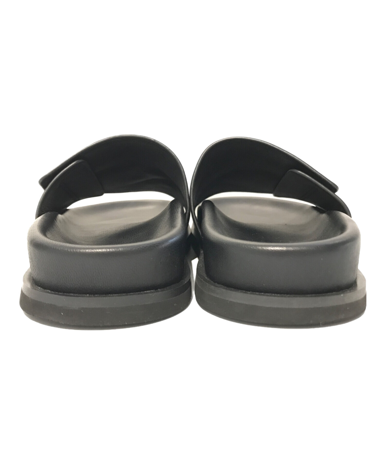 【極美品】 TODAYFUL トゥデイフル レザー スライド サンダル 黒 36 中古・古着通販】TODAYFUL (トゥデイフル) レザースライドサンダル