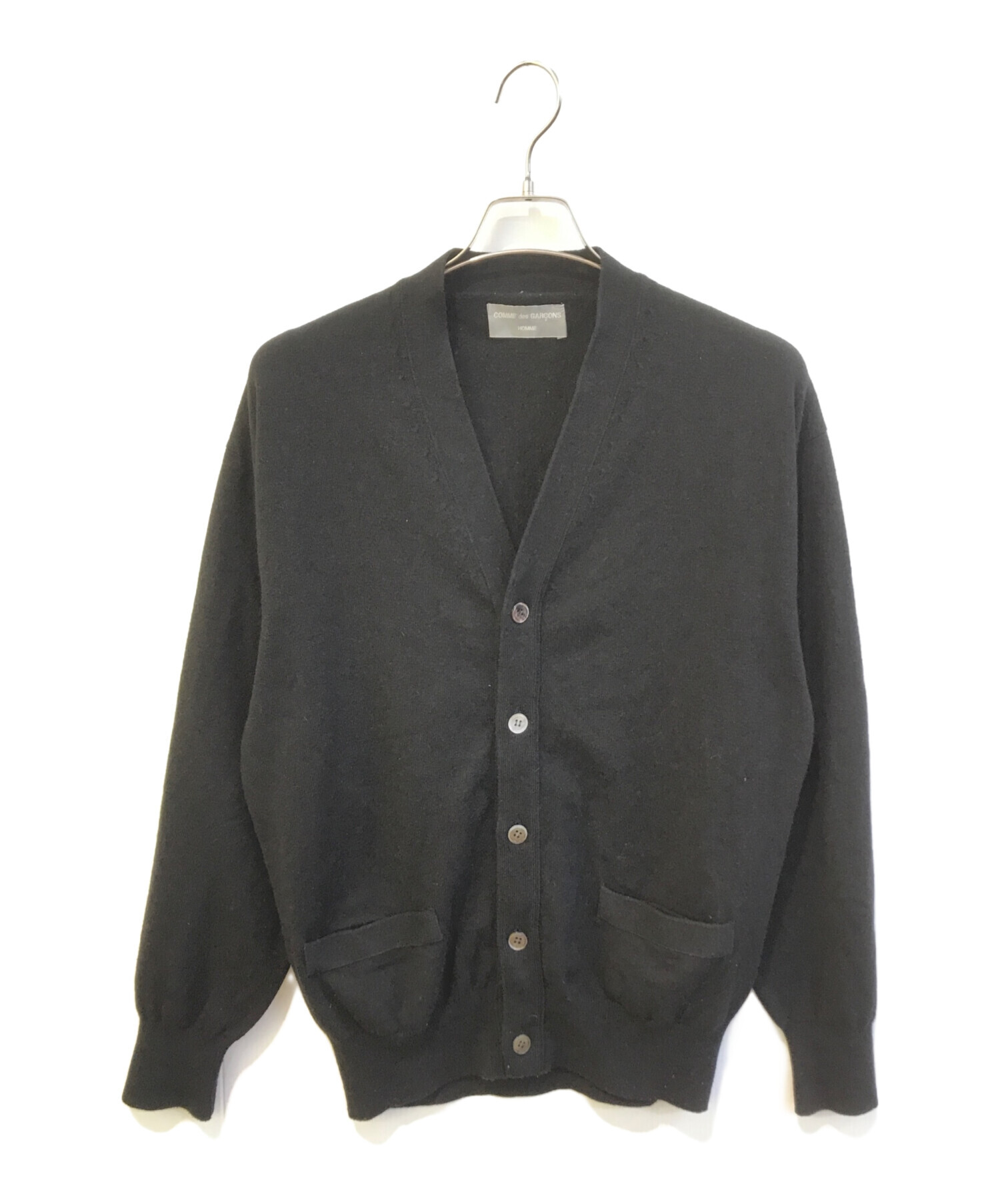 COMME des GARCONS hommeウールカーディガン 前後切替 COMME des