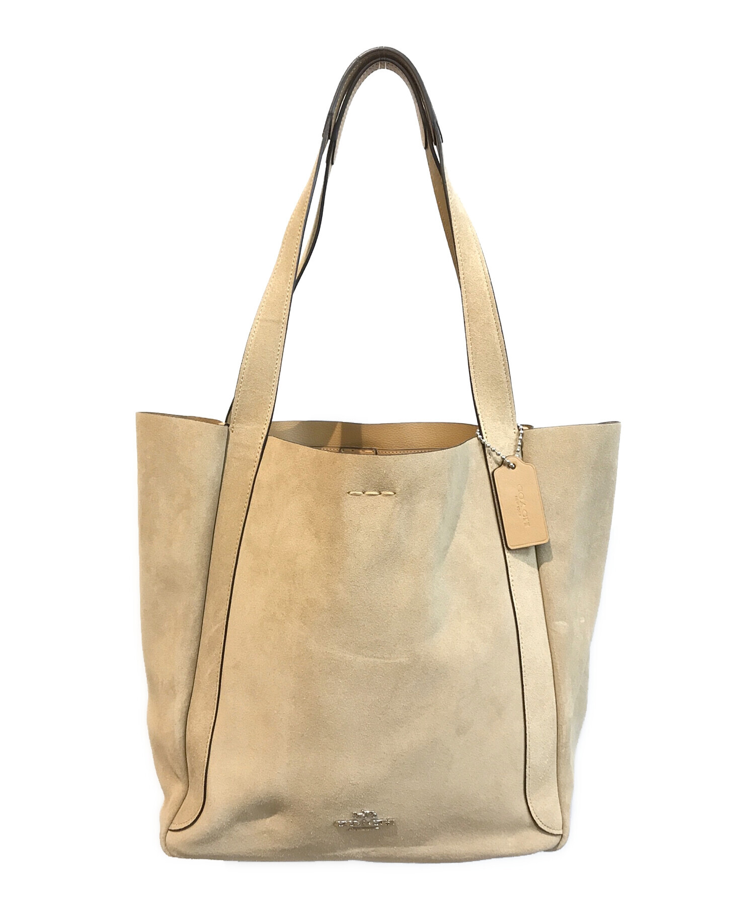 中古・古着通販】COACH (コーチ) ハドリートートバッグ CV998 ベージュ 