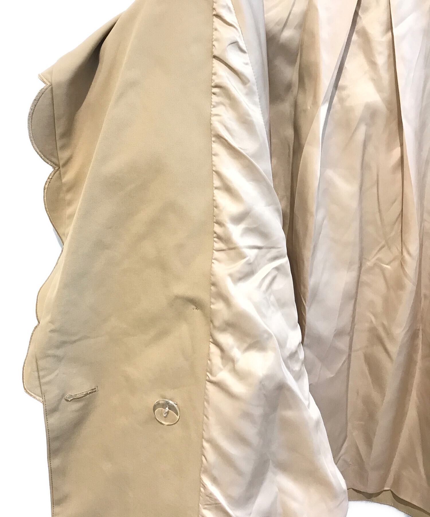 中古・古着通販】DONOBAN (ドノバン) スカラップショートトレンチ 
