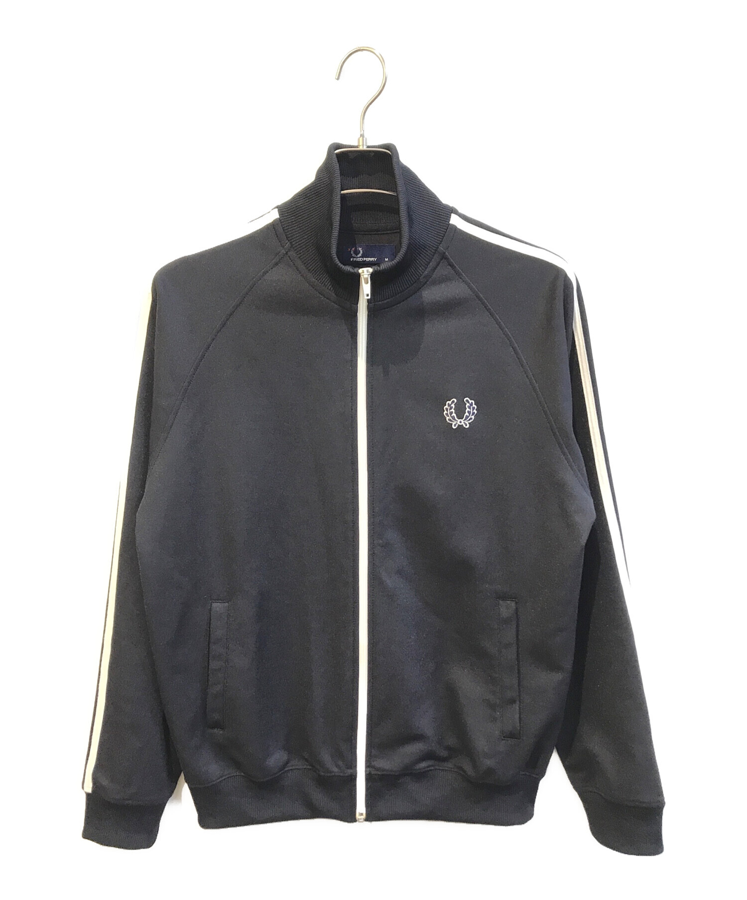超希少✨FRED PERRY やぎ革　レザージャケット　トラックジャケット　黒 中古・古着通販】FRED PERRY (フレッドペリー) トラックジャケット