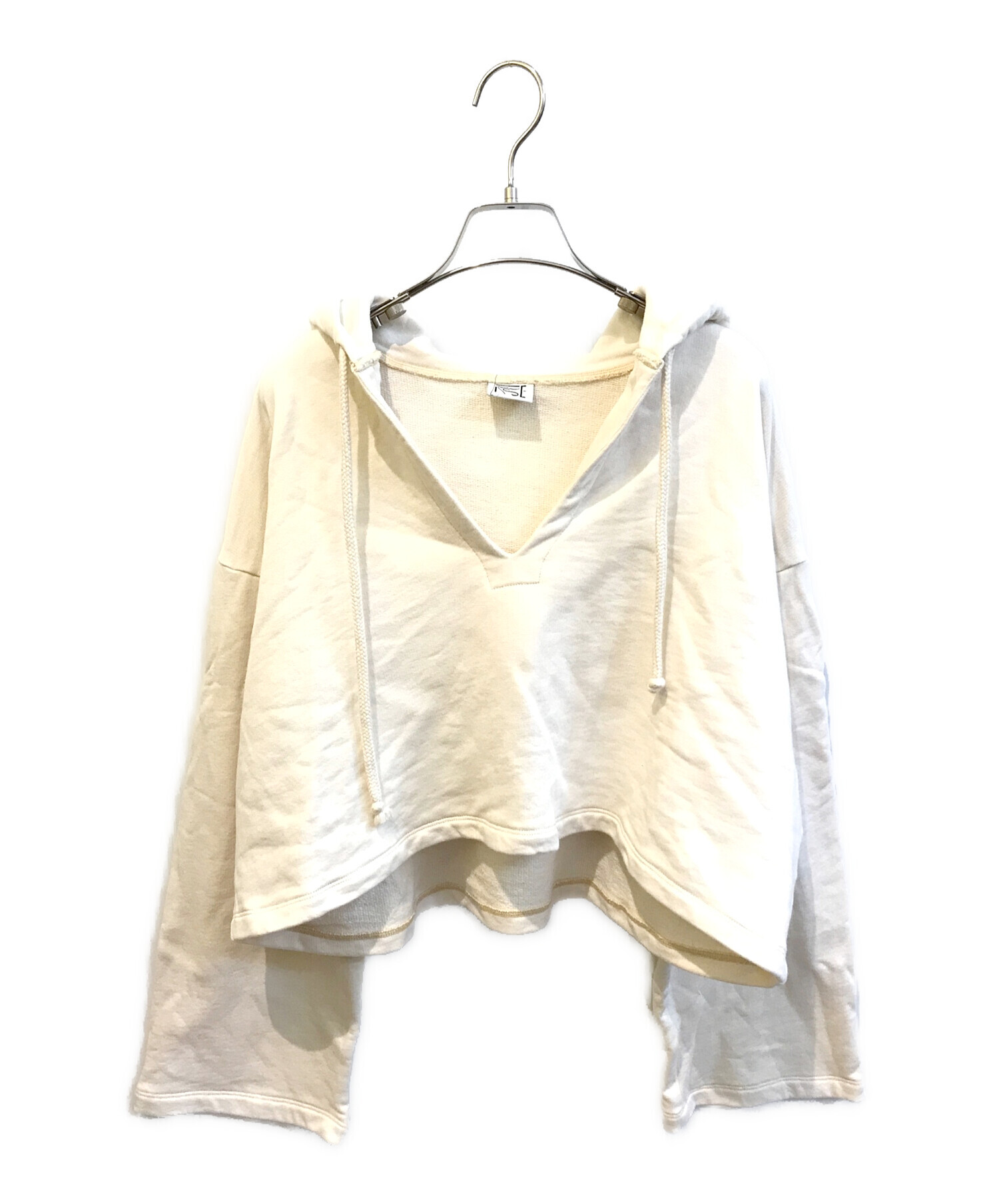 BASERANGE ベースレンジ ORDU SWEAT SHIRT オーガニックコットン クロップドスウェットプルオーバーパーカー XS BEIGE 定価38,720円 トップス【新古品】【中古】【BASERANGE】 楽天市場】BASERANGE ベースレンジ パーカー ORDU SWEAT SHIRT FLOS PM