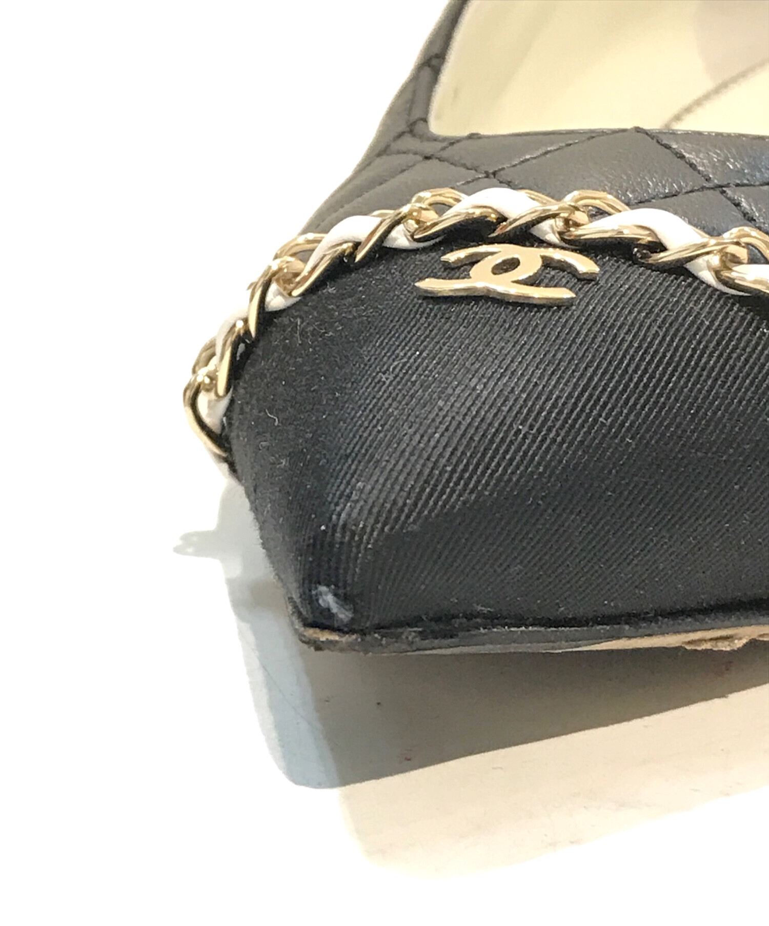 中古・古着通販】CHANEL (シャネル) キルティングパンプス G39641