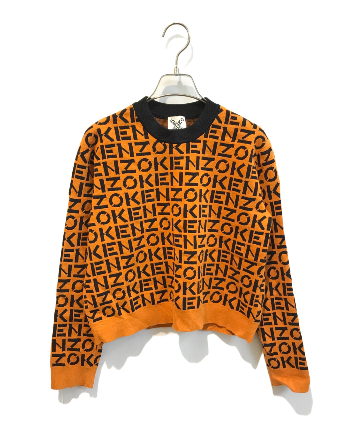 中古・古着通販】KENZO (ケンゾー) ロゴニット FB62PU6363SC オレンジ 