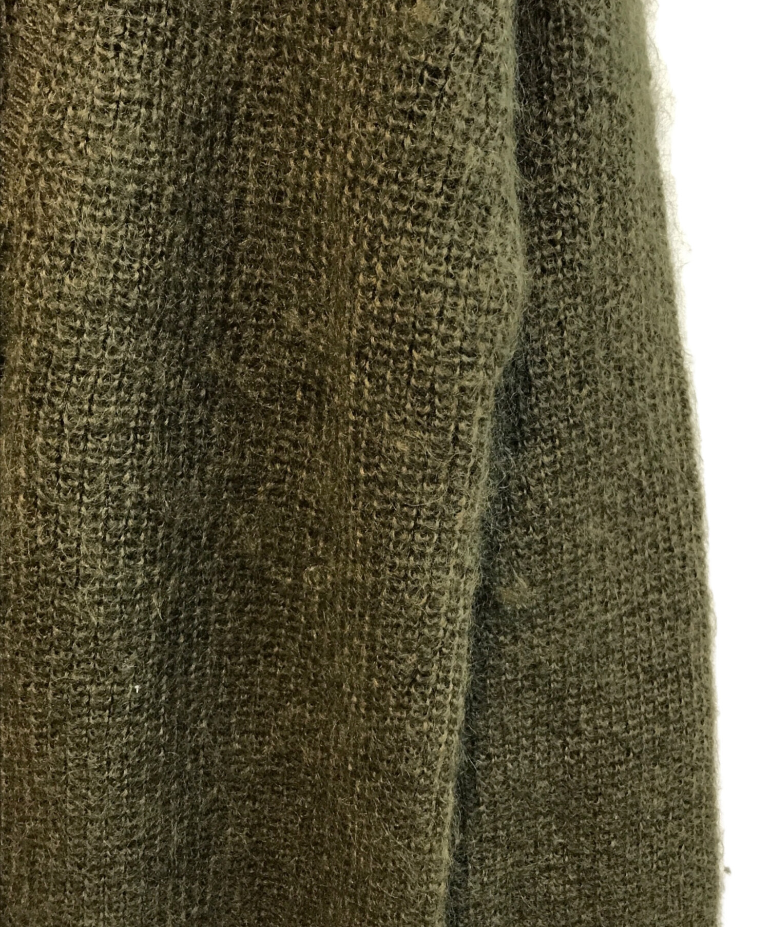 トリココムデギャルソン レース 長袖カーディガン ウール リブカーディガン 中古・古着通販】tricot COMME des GARCONS (トリココムデギャルソン