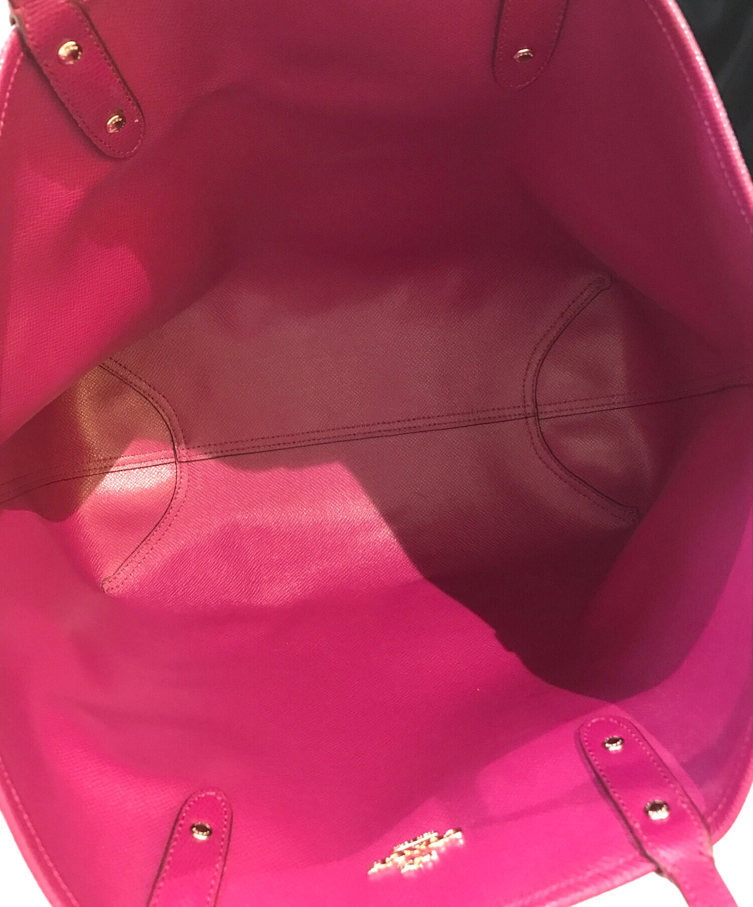 中古・古着通販】COACH (コーチ) リバーシブルトートバッグ ブラウン