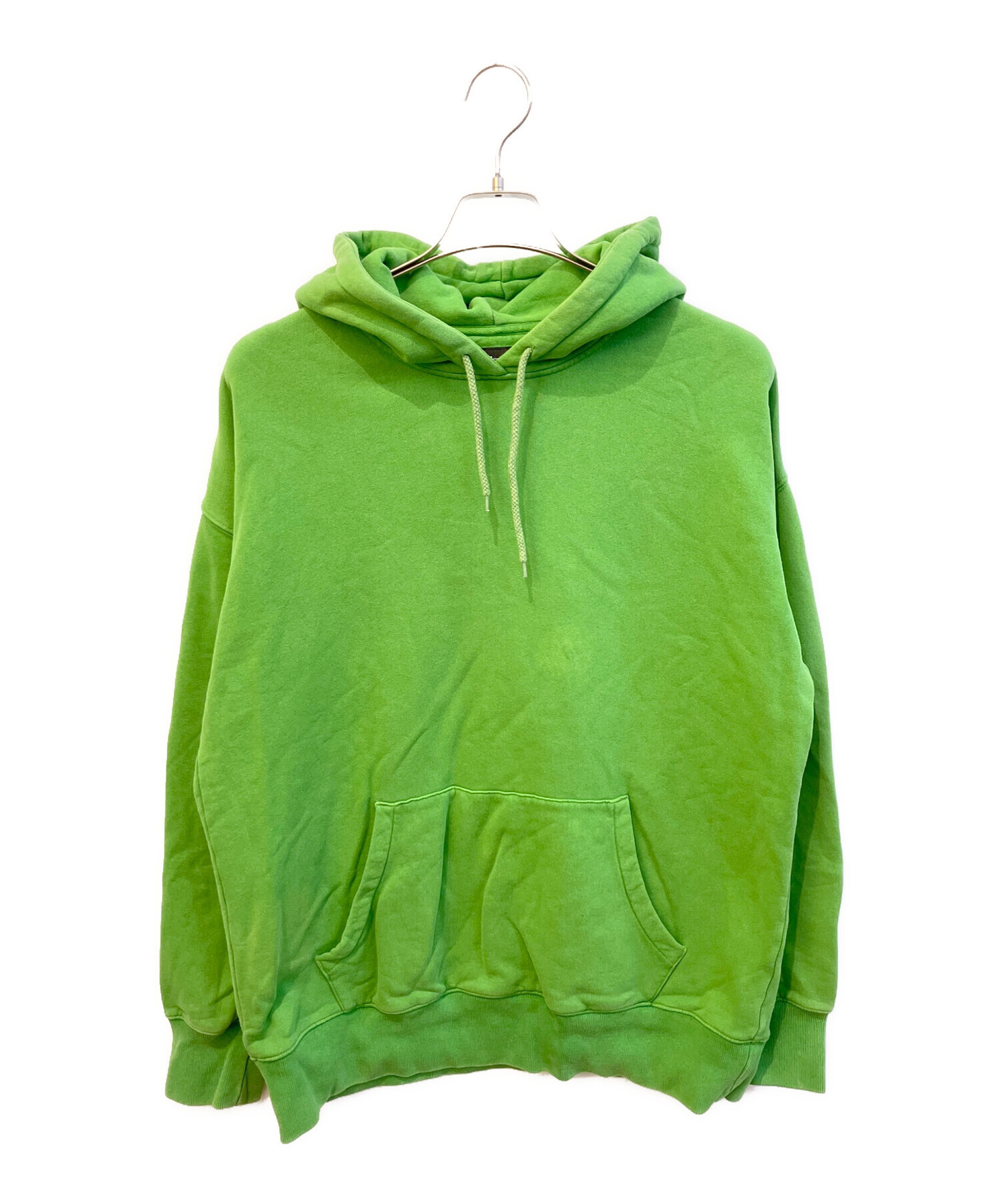 中古・古着通販】stussy (ステューシー) Slant Fleece Hood グリーン
