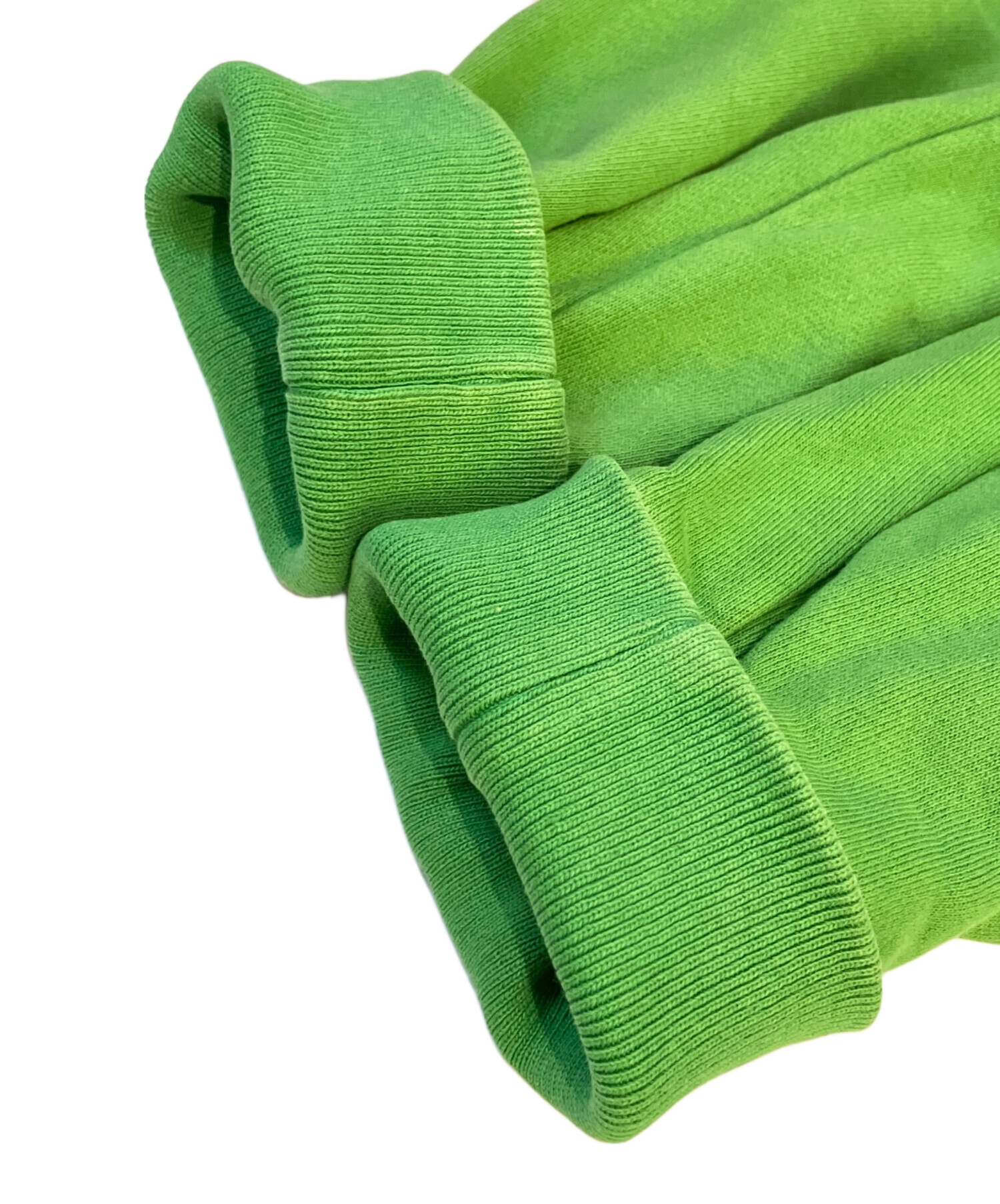 中古・古着通販】stussy (ステューシー) Slant Fleece Hood グリーン